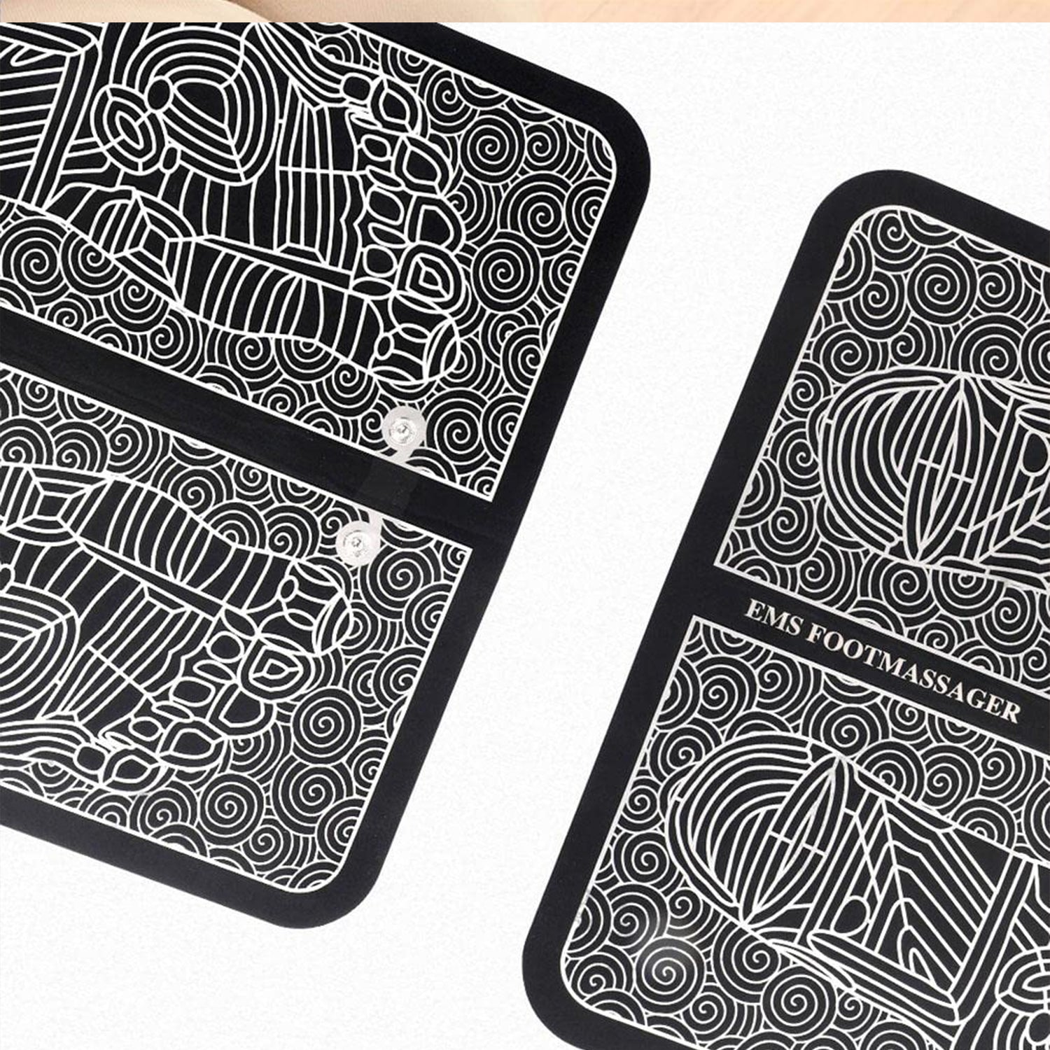 EMS Foot Massager, Electric Feet Massager, Deep Kneading Circulation Foot Booster for Feet and Legs Muscle Stimulator, Folding Portable Electric Massage Machine (Mix Design) - Bhavnagar Deodap