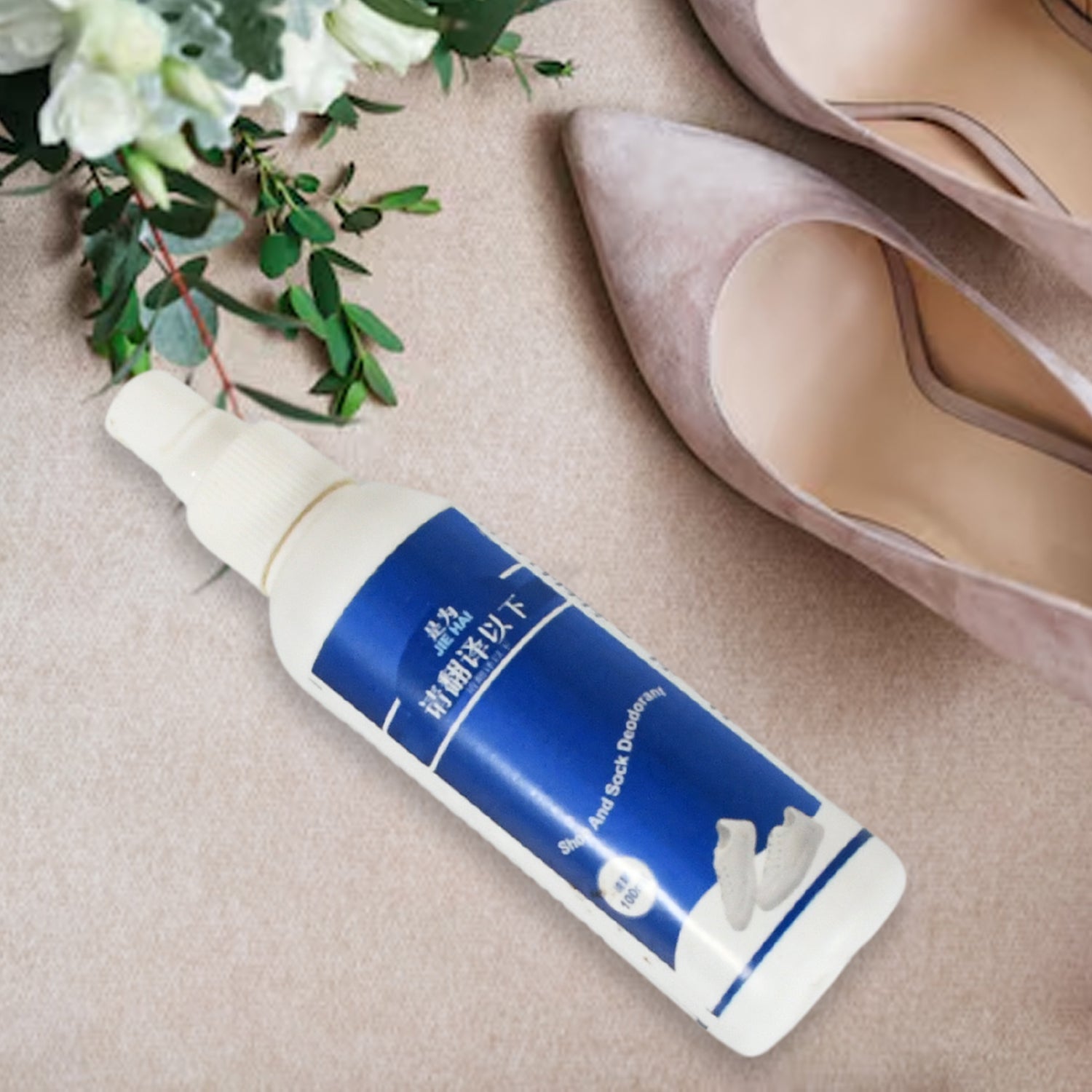 Deodorant Spray for Shoes & Socks, Shoe Deodorizer Spray, Shoe Odor Eliminator Spray, Sneaker & Shoe Deodorant, Freshness for Work Shoes, Safety Shoes, Sports Shoes & More (100 ML) - Bhavnagar Deodap