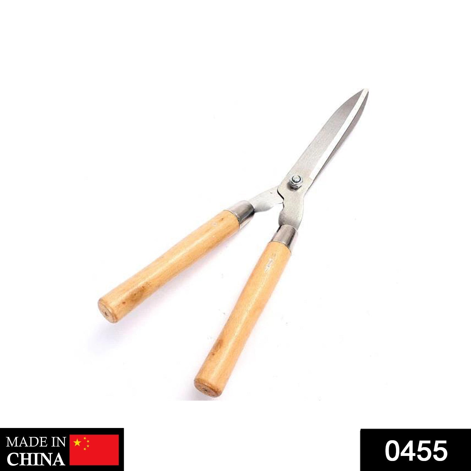 Wooden Handle Hedge Shears, Bush Clipper - Bhavnagar Deodap