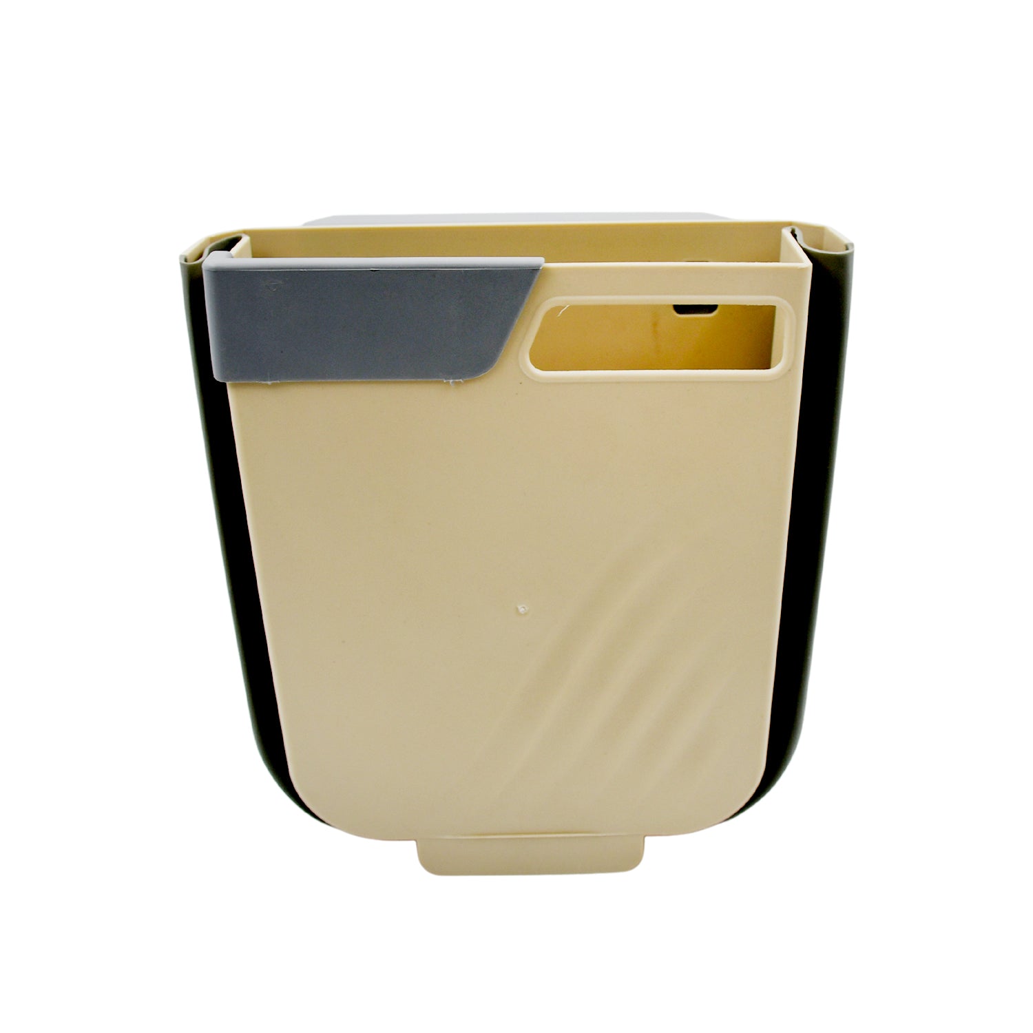Hanging Trash Can for Kitchen Cabinet Door, Small Collapsible Foldable Waste Bins, Hanging Trash Holder for Bathroom Bedroom Office Car, Portable - Bhavnagar Deodap