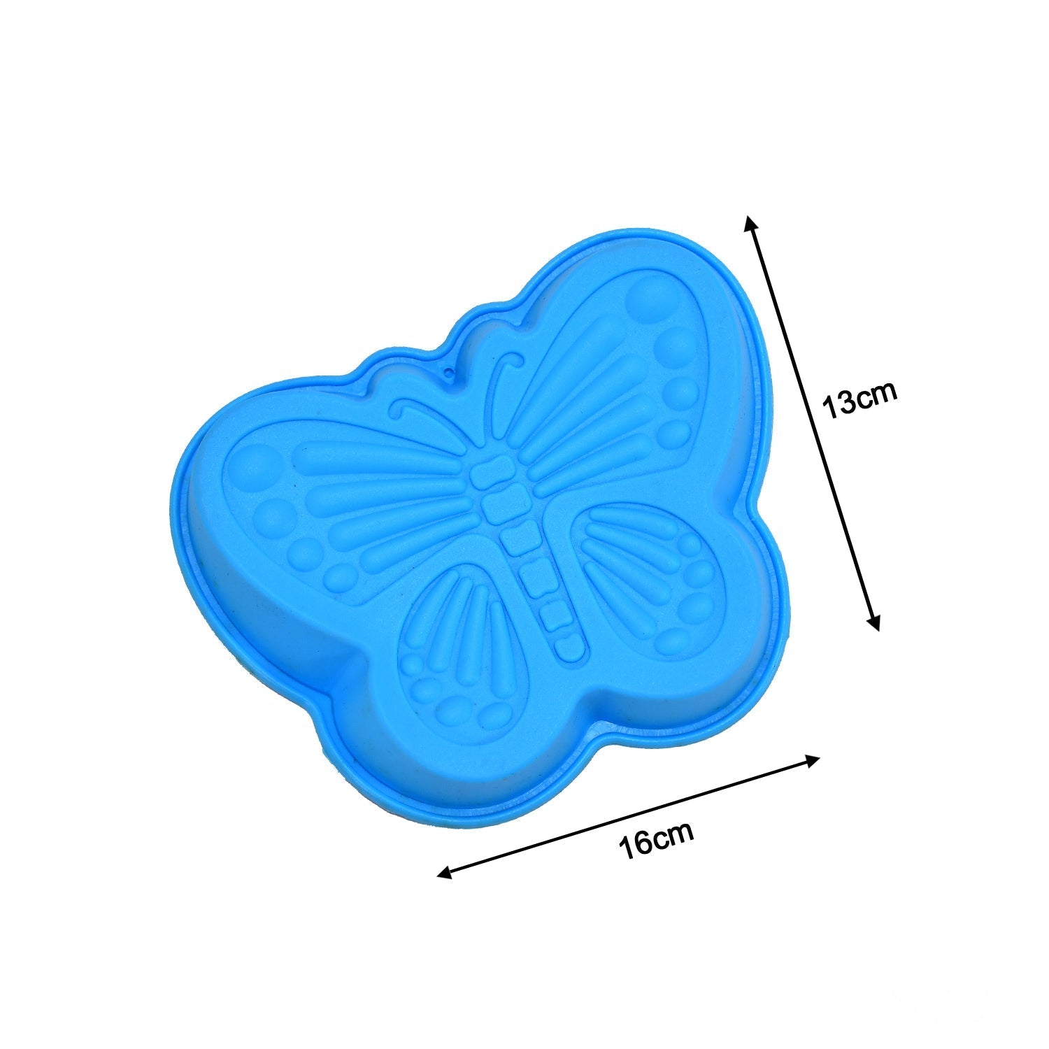 Butterfly Shape Cake Cup Liners I Silicone Baking Cups I Muffin Cupcake Cases I Microwave or Oven Tray Safe I Molds for Handmade Soap, Biscuit, Chocolate, Muffins, Jelly – Pack of 4 - Bhavnagar Deodap