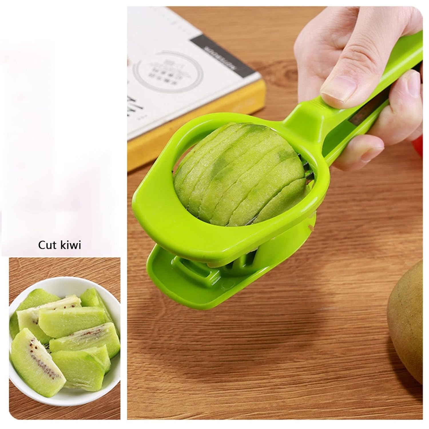 Multipurpose Slicer with Seven Blades, Egg Slicers Stainless Slicer, Strawberry, Tomato, Kiwi, Fruit Cutter, Divider Separator - Bhavnagar Deodap