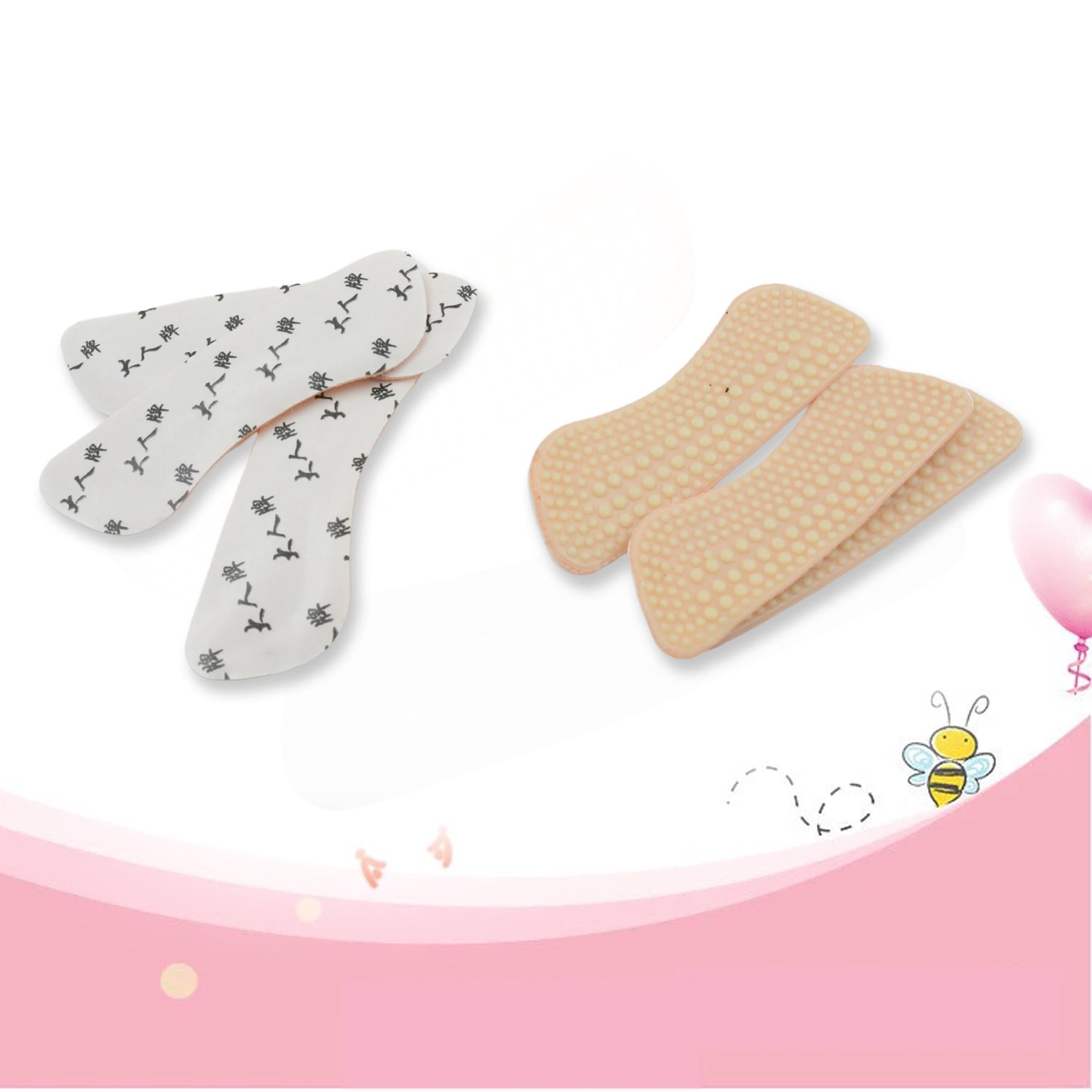 Women High Heel Pads 4D Non-Slip Massage Shoe Pads Shoe Heel Cushions Adhesive Pad (3 Pair) - Bhavnagar Deodap