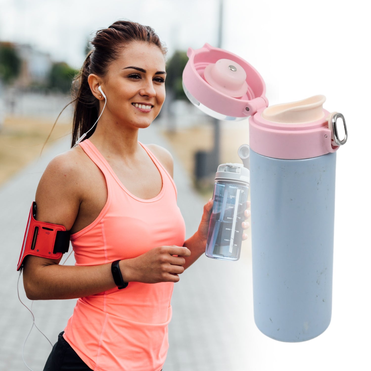Double walled Stainless Steel Water Bottle (450 ML Approx) - Bhavnagar Deodap