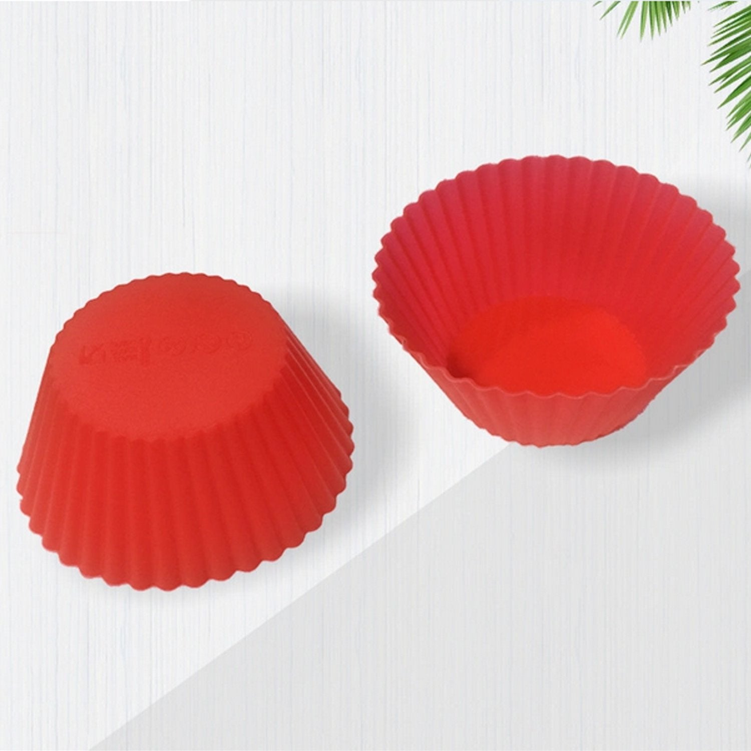 Silicone cupcake Shaped Baking Mold Fondant Cake Tool Chocolate Candy Cookies Pastry Soap Moulds (6 pc) - Bhavnagar Deodap