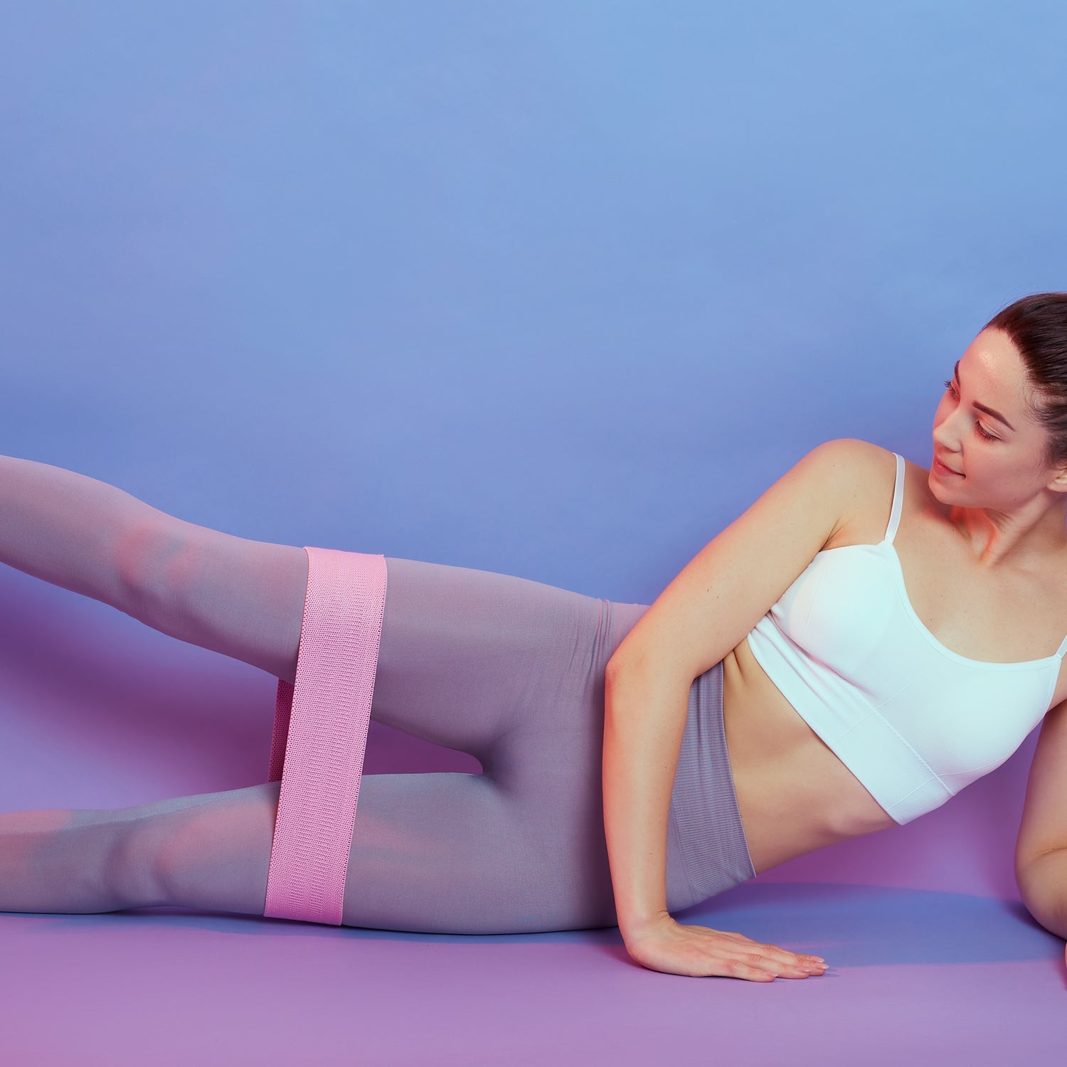 Hip Bands Booty Bands Wide Workout Bands, Resistance Exercise Bands for Legs and Butt, Resistance Loop Bands Anti Slip Circle Fitness Band Elastic Sports Bands Fitness Bands for Women Men Strength Training (3 Pcs Set) - Bhavnagar Deodap