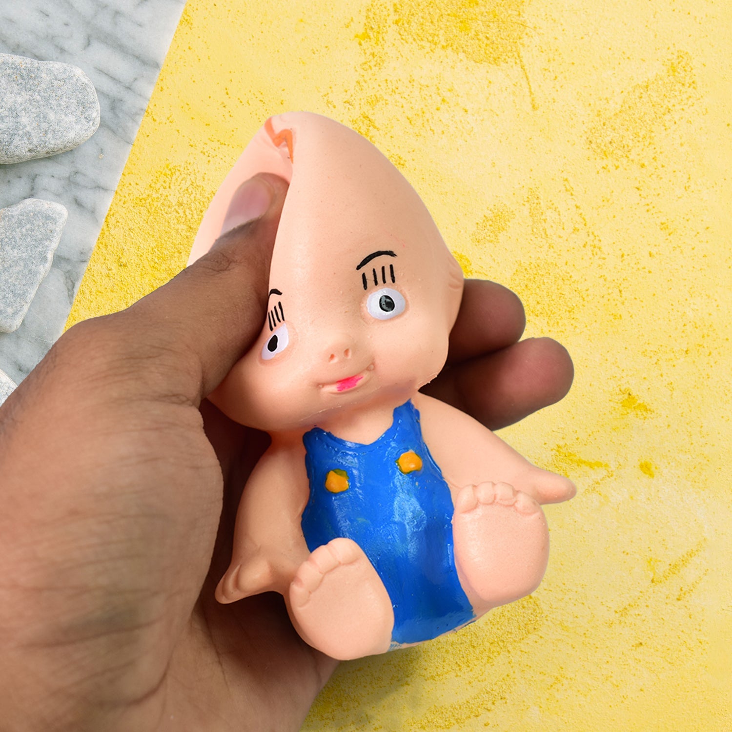 Baby And Bottle Squeeze Chu Chu Fun Toy (2 Pcs) - Bhavnagar Deodap