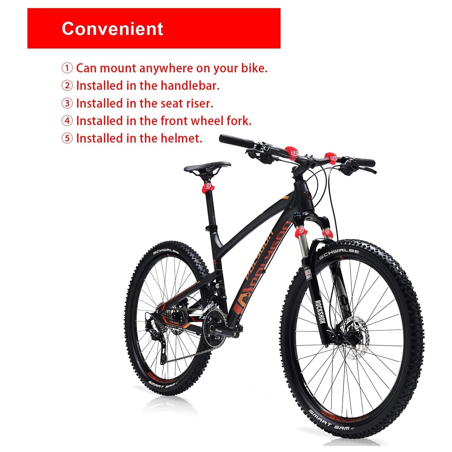 Silicone LED Bike Light Set (2 Pcs Set) - Bhavnagar Deodap