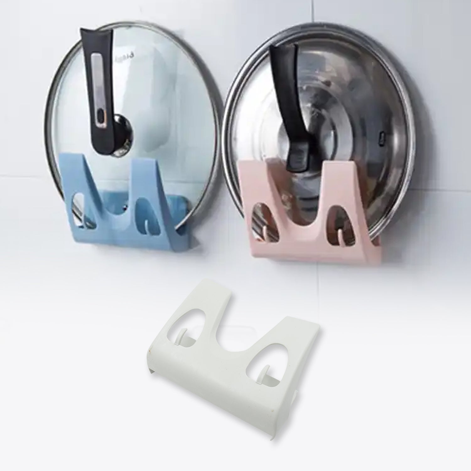Multifunction Kitchen Rack: Plate, Dish Rack, Pot Lid Holder (Wall Mounted) - Bhavnagar Deodap