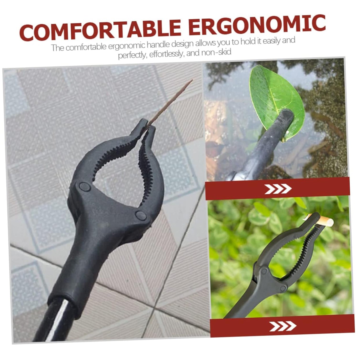 Extra Long Pickup Aid Trash Picker Upper, Rotating Hand, Heavy Duty Grip Arm - Reaching Assist for Litter, Elderly, Garden  Disabled, Handicap Arm - Bhavnagar Deodap