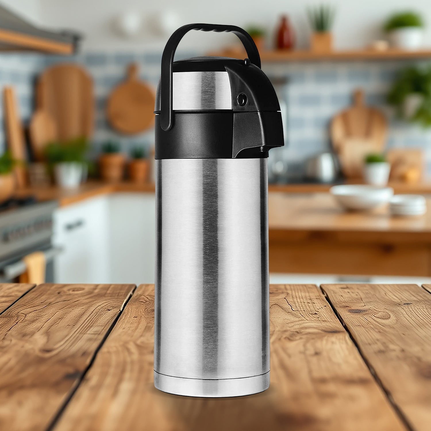 Beverage Dispenser Stainless Steel for Serving Tea and Coffee, Thermos steel (4000 ML) - Bhavnagar Deodap