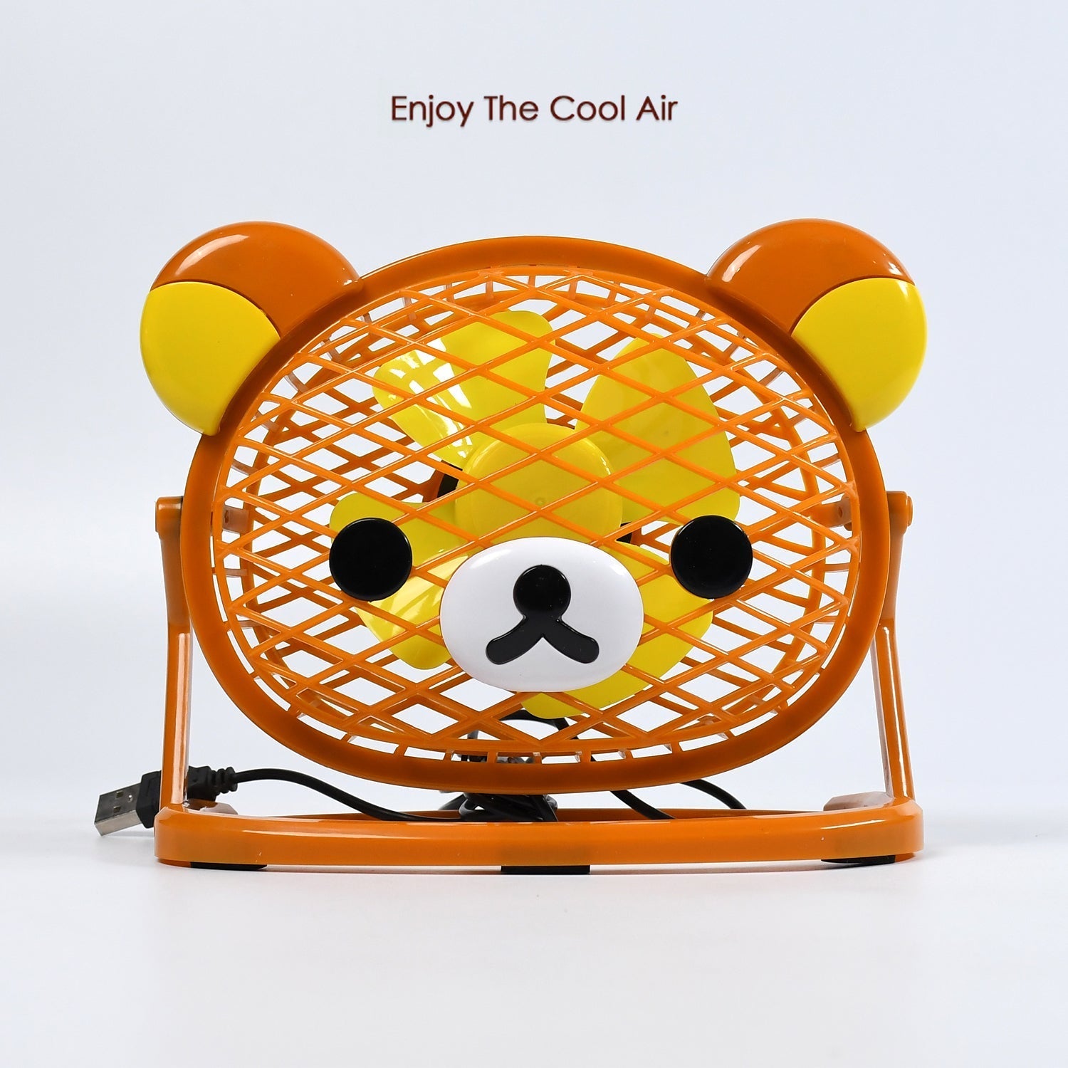 TEDDY BEAR PORTABLE FAN ADJUSTABLE USB FAN SUITABLE FOR HOME , OFFICE , CAR, & MULTI USE FAN - Bhavnagar Deodap