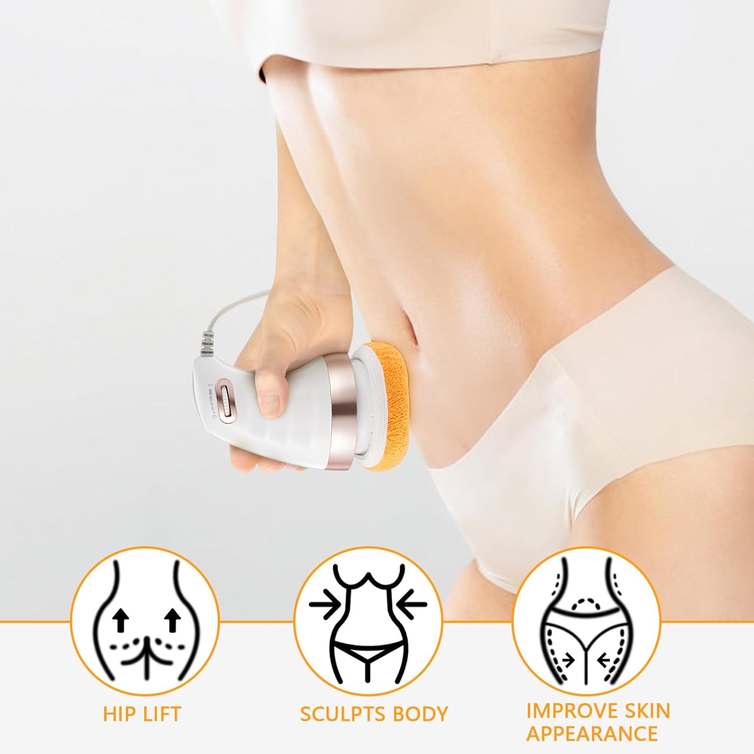 Electric Handheld Massager for Belly, Waist, Legs, Arms, Butt (1 Pc) - Bhavnagar Deodap
