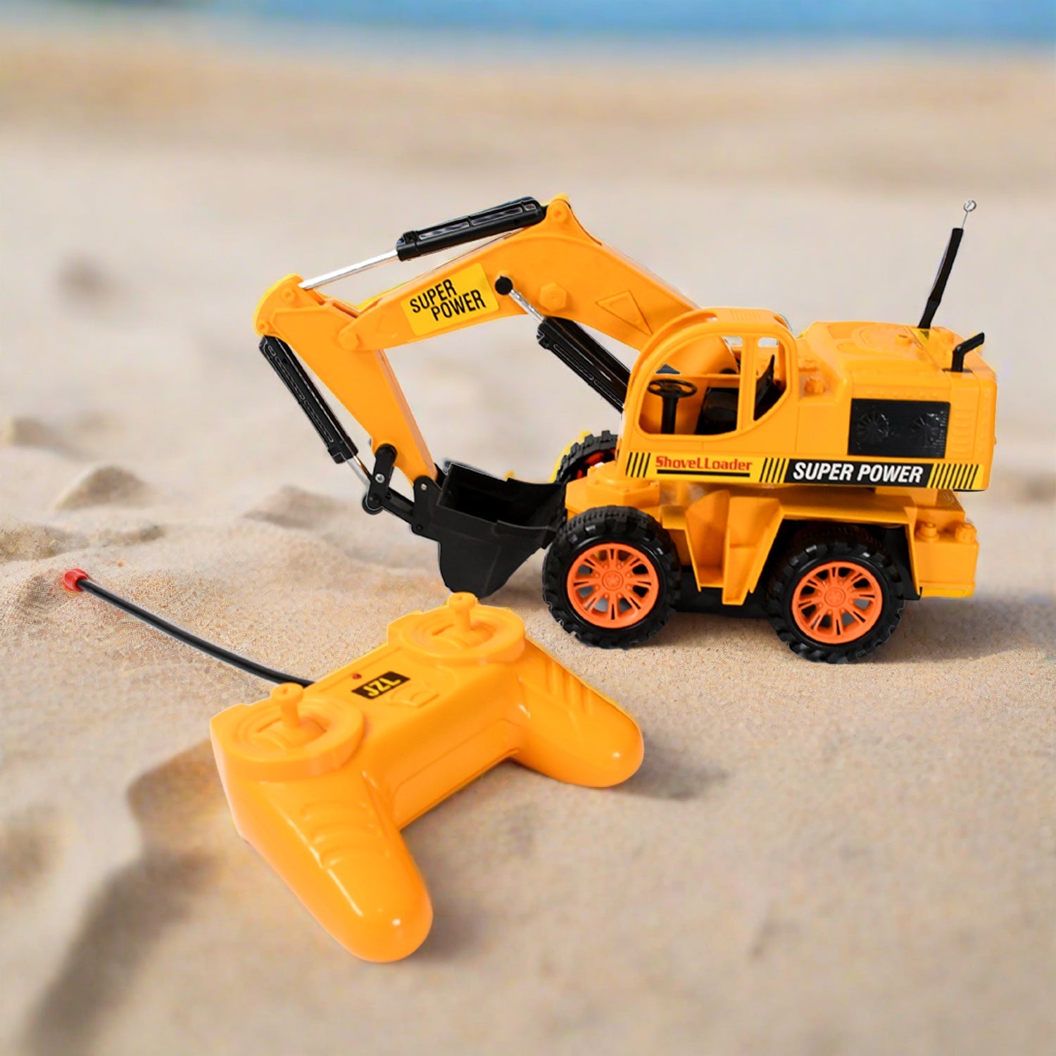 Plastic JCB Construction Toy Remote Control JCB Toys for Kids Boys, Super Power Remote Control JCB Truck Construction Toy (1 Set) - Bhavnagar Deodap