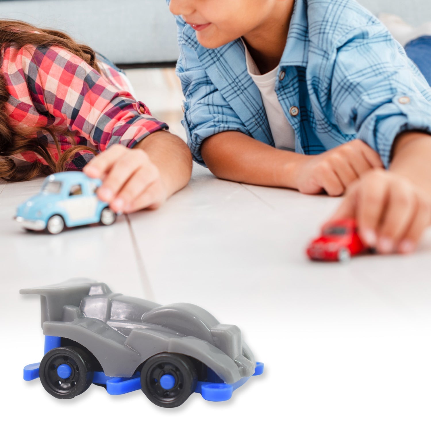 Mini Pull Back Car & Aeroplane Plastic Pull Back Car Cartoon Toys (12 Pcs Set) - Bhavnagar Deodap