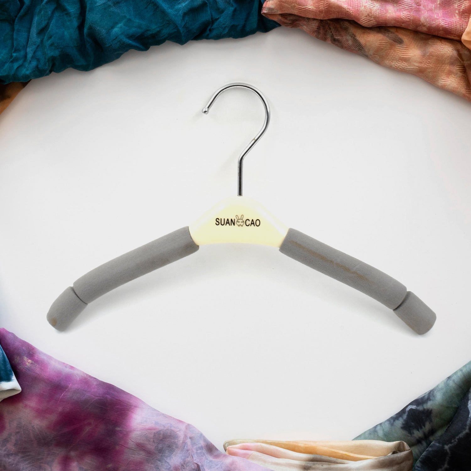 Solid Sponge Hanger Non-Slip Hanger Home No Trace Clothes Hanging Pants Clip Clothing Store Hangers, Clothes Hanger for Closet Wedding Dress Women, Men, Children Clothing - Bhavnagar Deodap