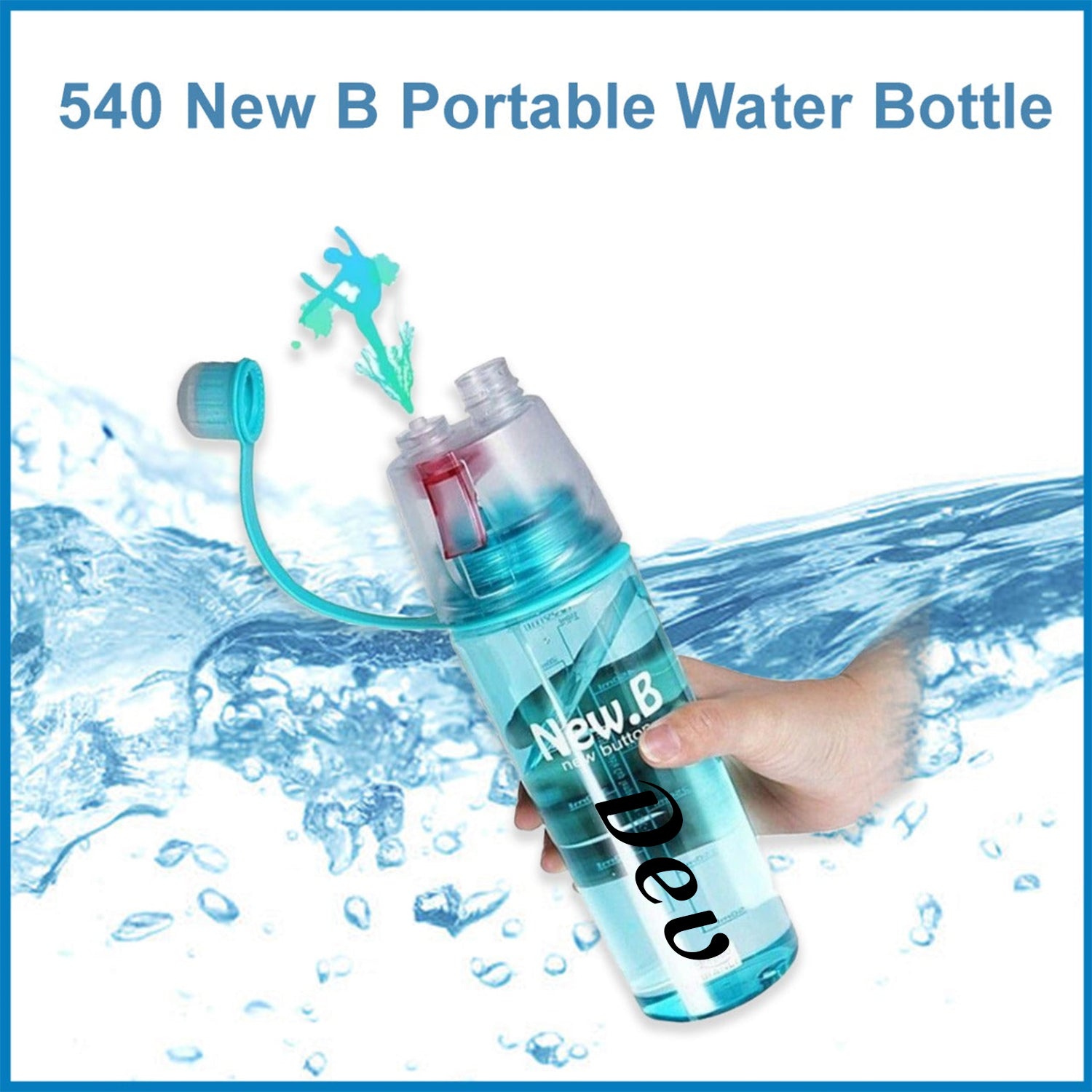 Customize New B Portable Water Bottle - Bhavnagar Deodap