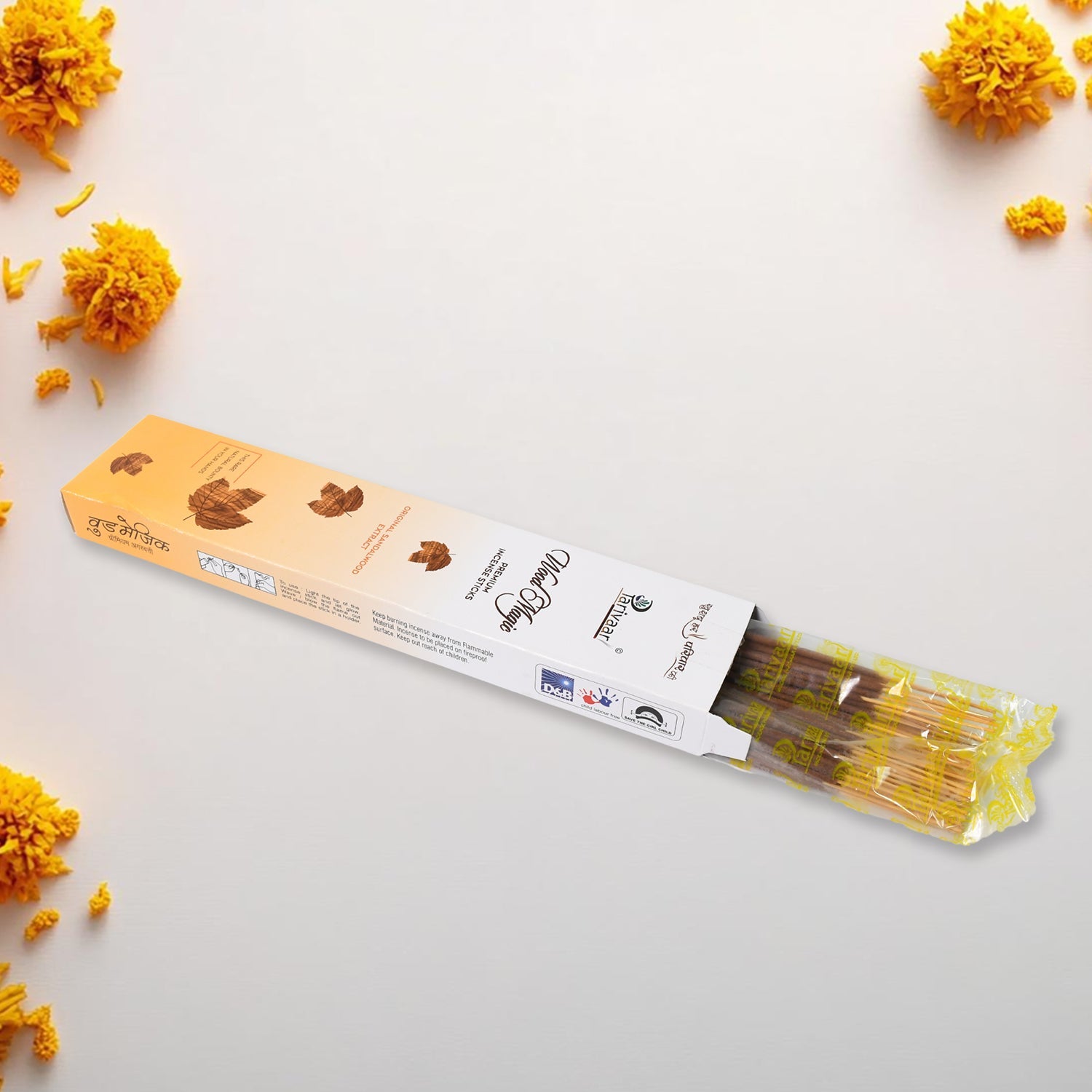 Wood Magic Flavour Incense Sticks / Agarbatti (90 GM With Machis 1 Packet) - Bhavnagar Deodap