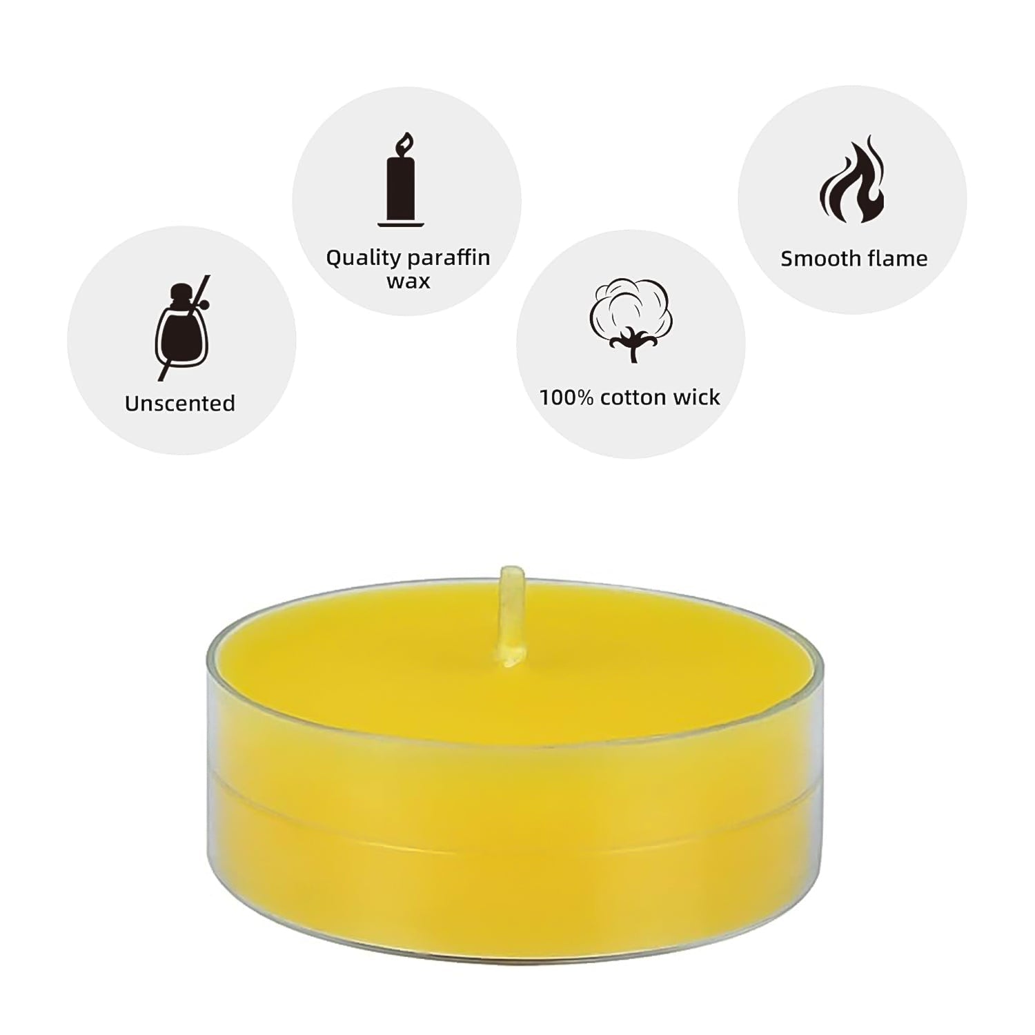 Tealight Diwali Candles for Home Decoration Smokeless Candles for Decorations Long Burning for Mood Dinners Parities Home Decoration Wedding Candle (1 Pc / Mix Color) - Bhavnagar Deodap