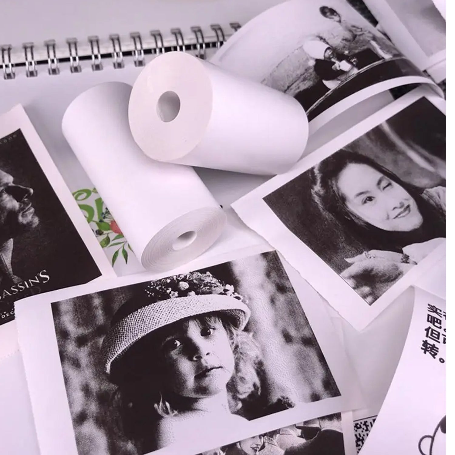 Small Thermal Printer Paper, Printing Paper Roll Aging Resistant Fast Color Rendering Portable Clear Printing for Travel (1 Pc / Printing Paper Roll ) - Bhavnagar Deodap