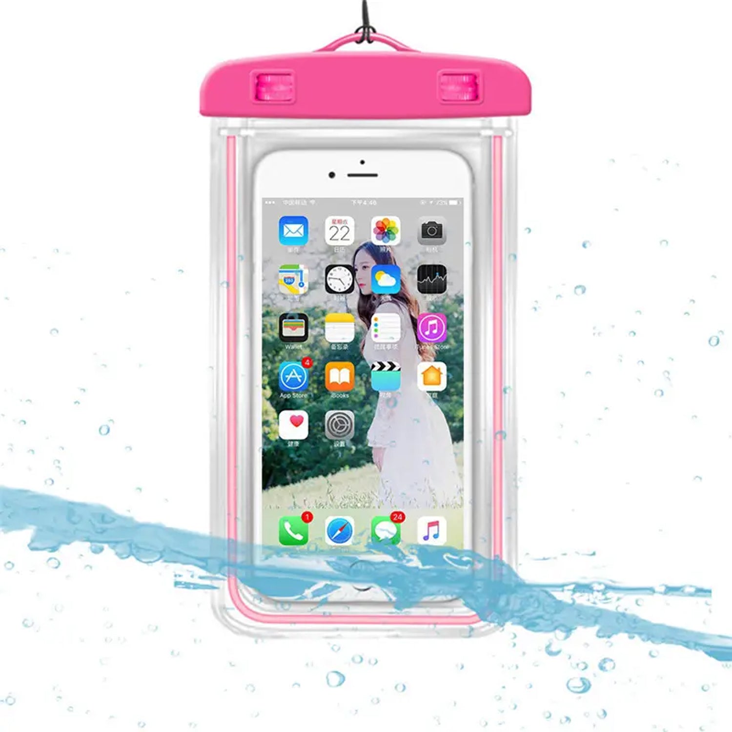 Waterproof Pouch Zip Lock Mobile Cover Under Water Mobile Case For All Type Mobile Phones - Bhavnagar Deodap