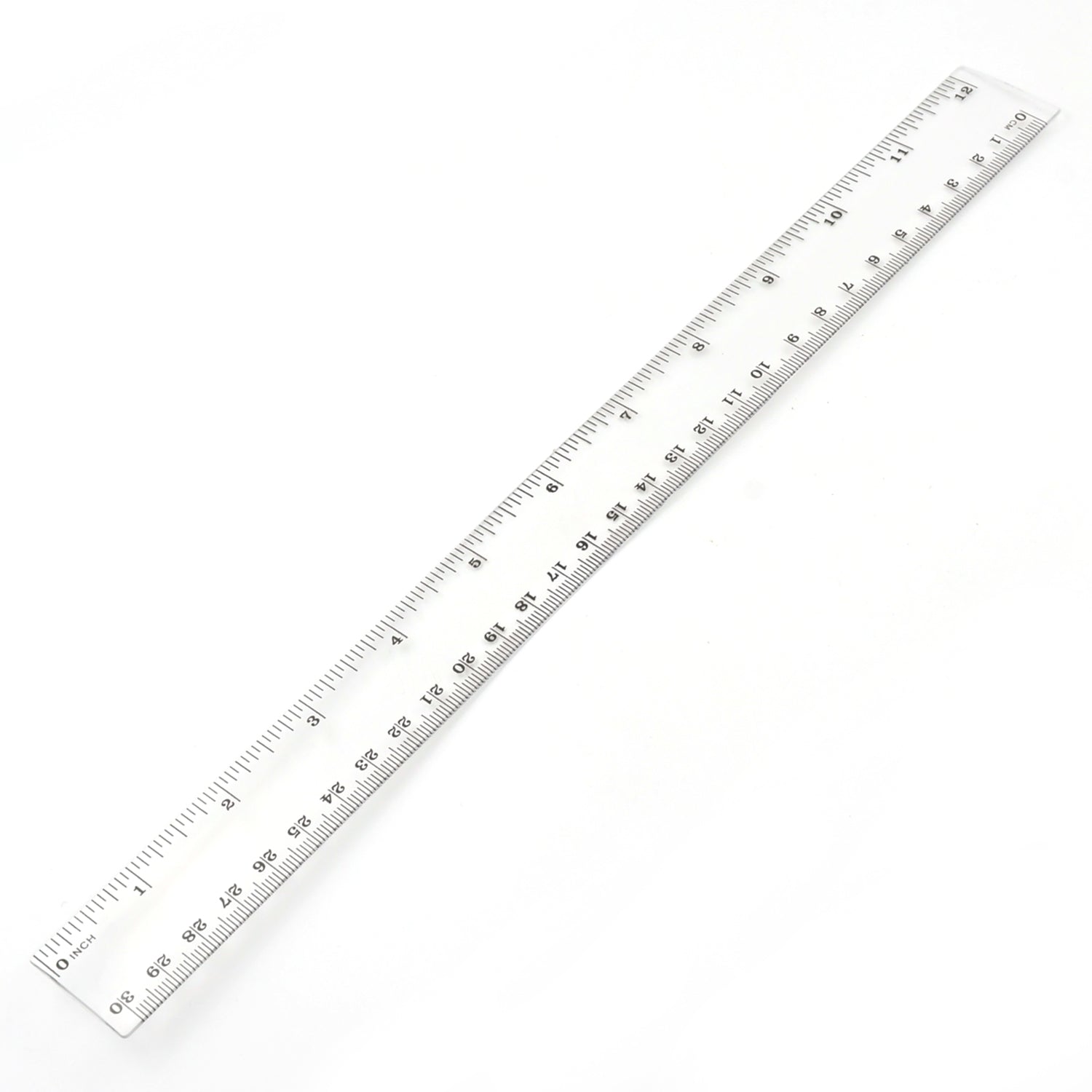 Transparent Ruler, Plastic Rulers, For School Classroom, Home, Or Office (30 Cm) - Bhavnagar Deodap