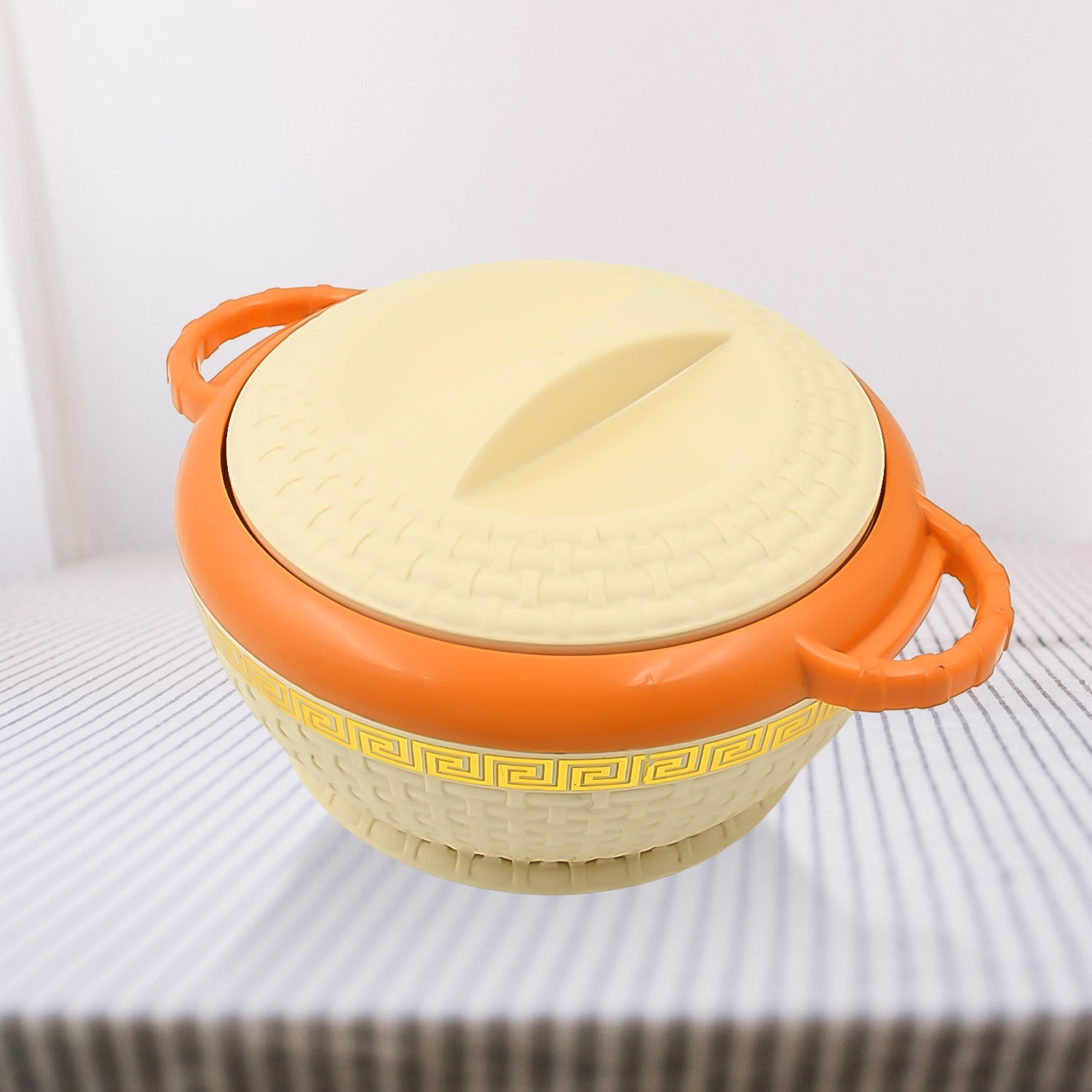 Insulated Hot Pot With Inner Stainless Steel Serving Casserole with Lid (800 ML Approx) - Bhavnagar Deodap