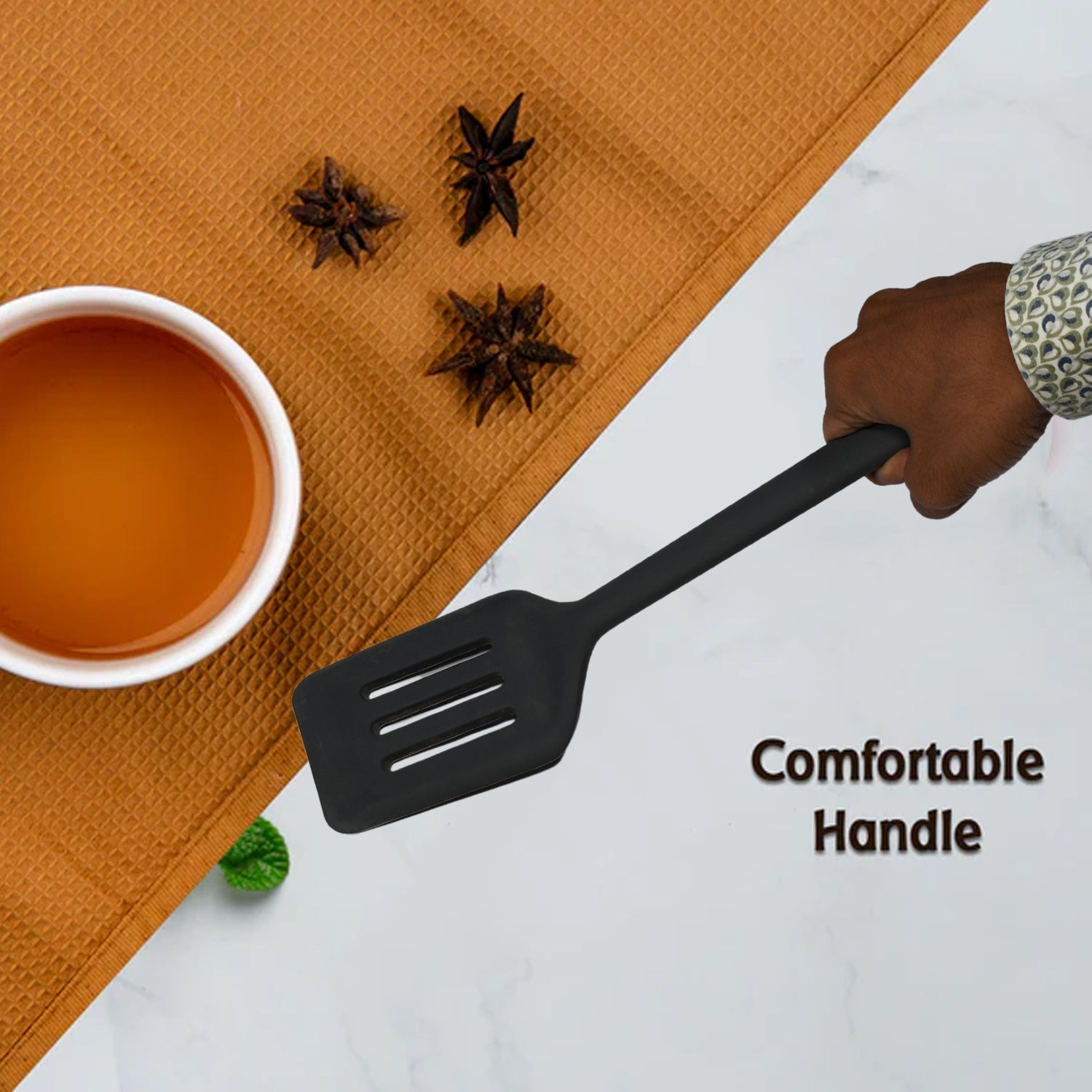 SILICON NON-STICK HEAT RESISTANT KITCHEN TOOL COMBO PREMIUM SILICON ITEMS 7PC ITEM COMBO - Bhavnagar Deodap