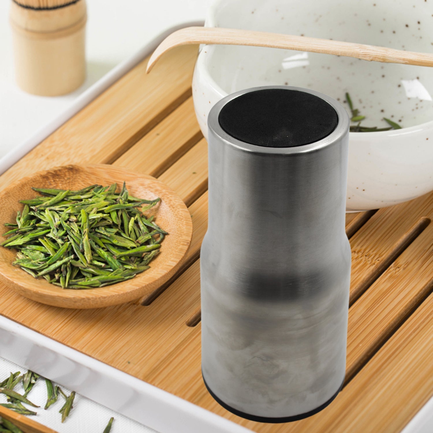 STAINLESS STEEL VACUUM GLASS INSULATED GLASS COFFEE CUPS DOUBLE WALLED TRAVEL MUG, CAR COFFEE MUG (Without Lid) - Bhavnagar Deodap