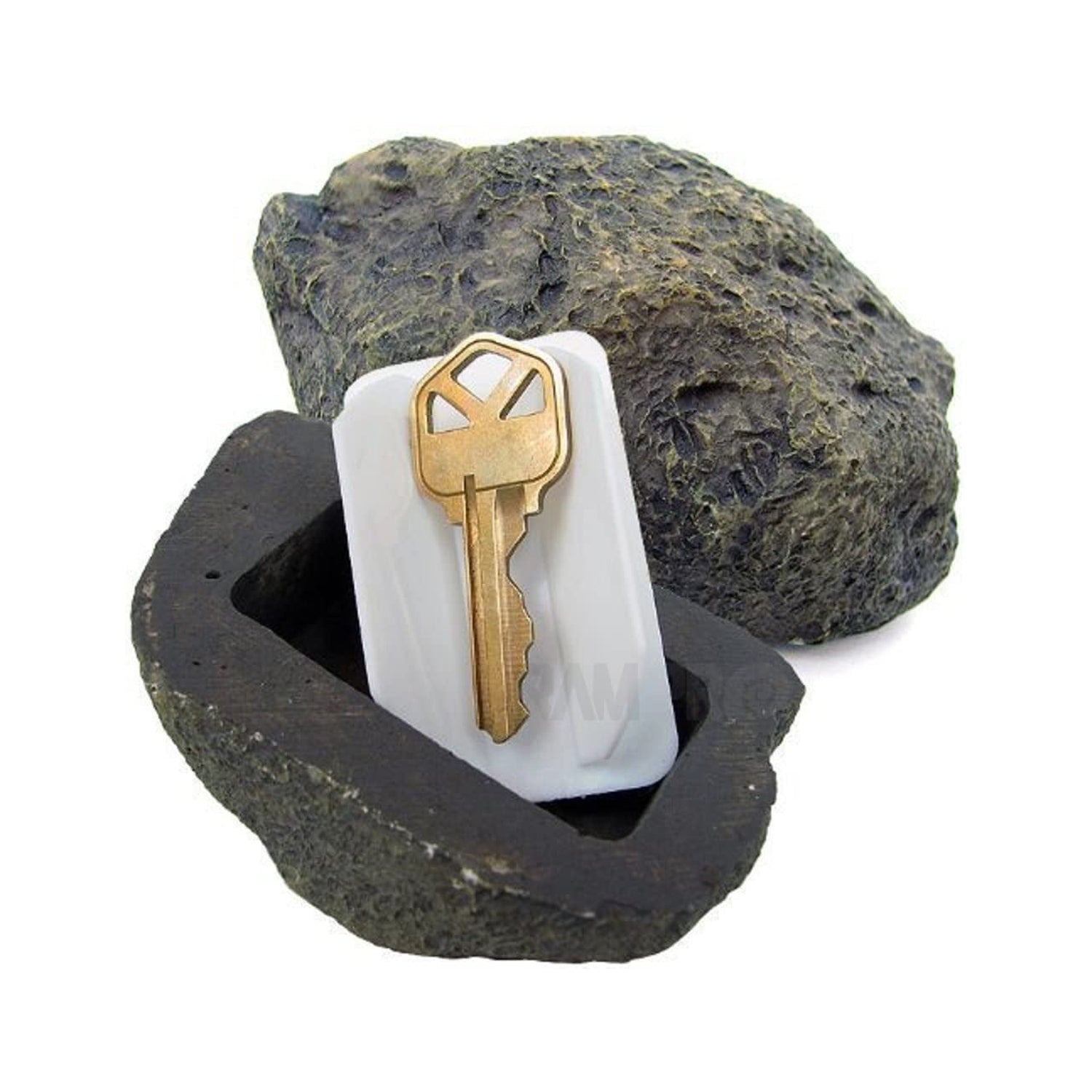 Hide a Key Outside Rock Looks Like a Real Rock - Weatherproof Rock Key Perfect for Emergencies - Fake Rock Key Hider Outside Decorative (1 Pc) - Bhavnagar Deodap