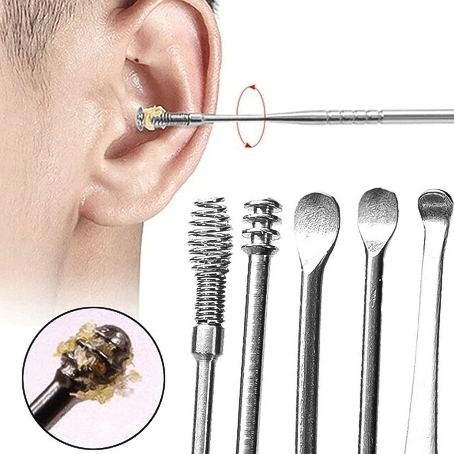 Small 6 Pcs Earwax Removal Kit - Bhavnagar Deodap