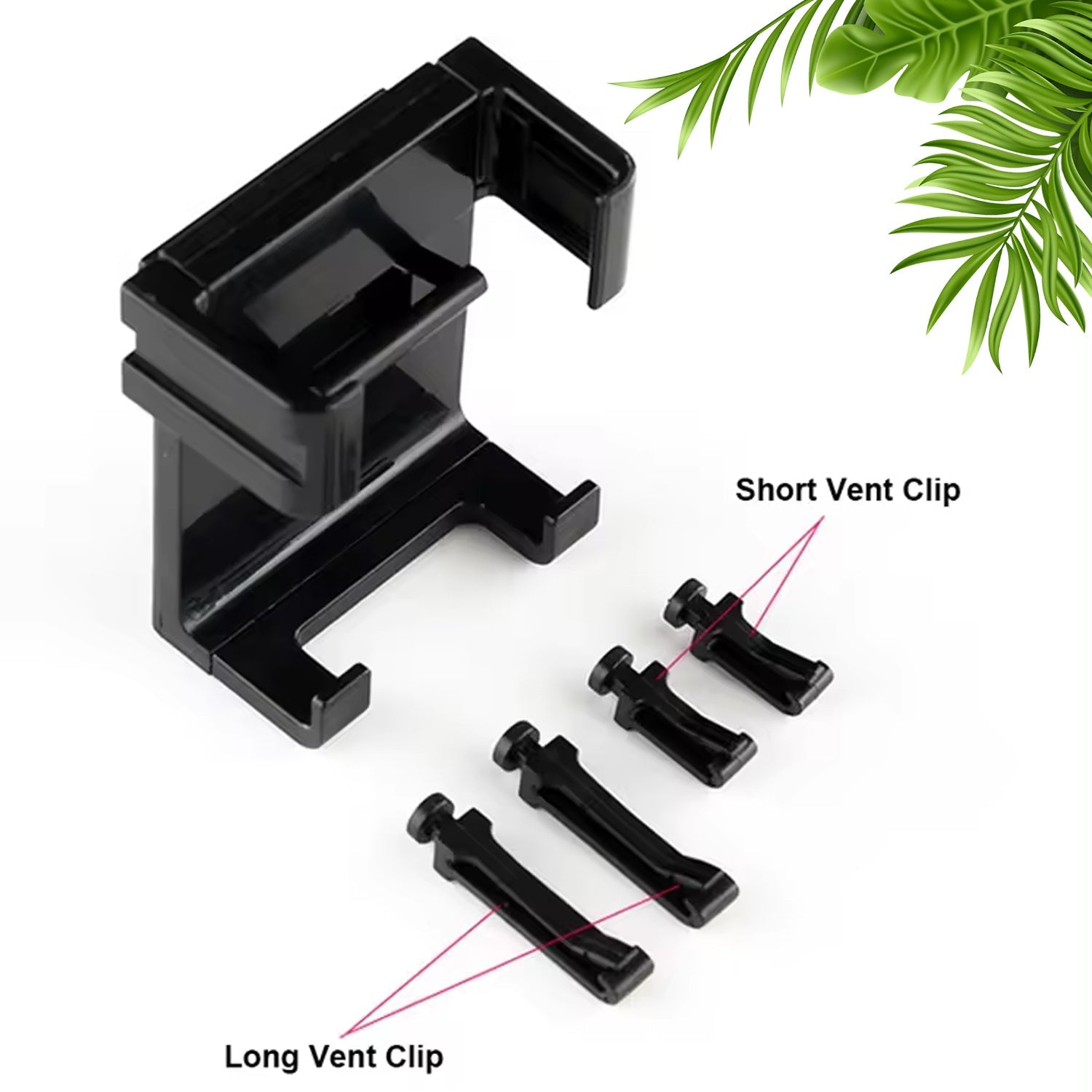 12857 Smartphone Car Phone Holder Car Air Conditioning Vent Phone Holder, Holder Stand for Mobile Phone Cellphone GPS, Dashboard Bracket for Car (1 Pc) - Bhavnagar Deodap