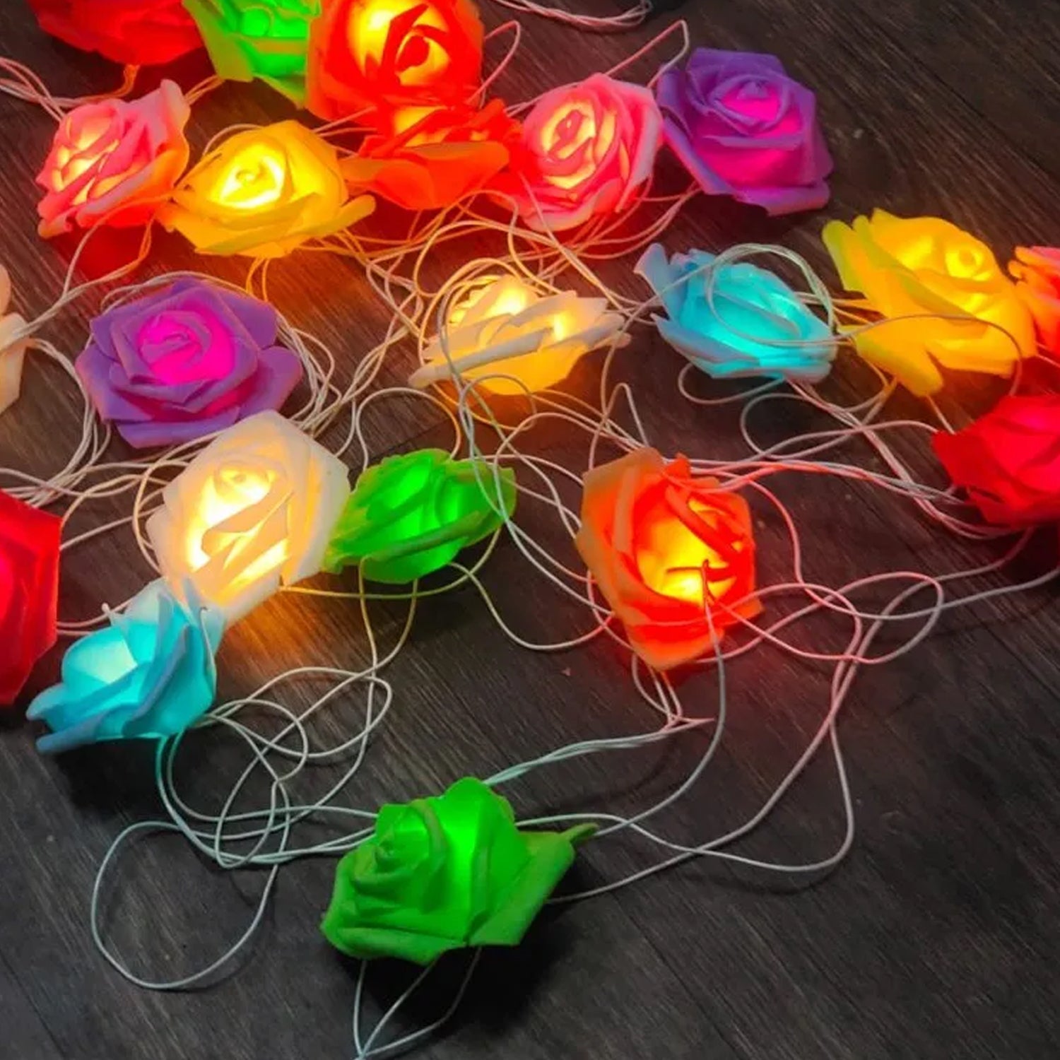 Home Decoration Diwali & Wedding LED String Light Indoor and Outdoor Light, Festival Decoration Led String Light, Multi-Color Light (1 Pc / Mix Design) - Bhavnagar Deodap