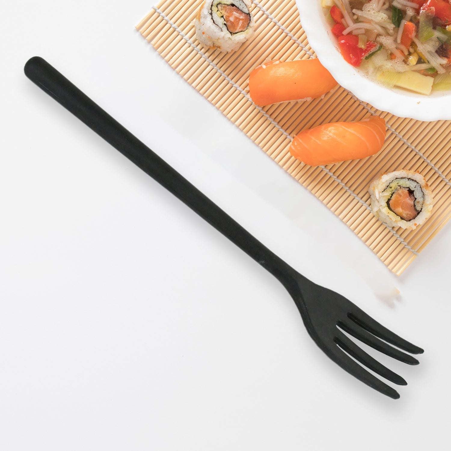 Silicone Flexible Forks, Silicone Cooking Fork Heat Resistant, Multifunctional Nonstick Blending Fork (6 Pcs) - Bhavnagar Deodap