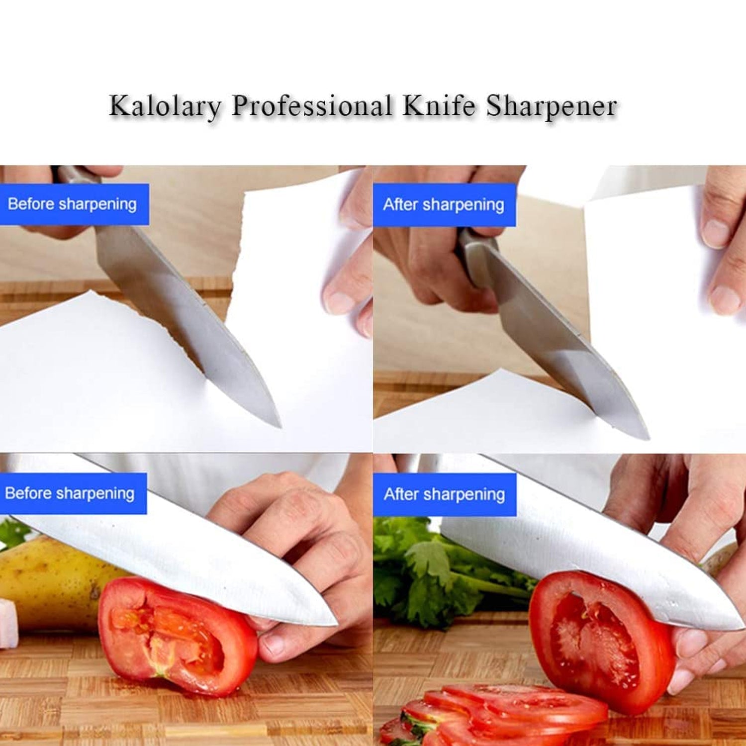 Silicon Carbide German Combination Stone, Dual Sided Stone for Knife and Tools Sharpening with Safety Case - Bhavnagar Deodap