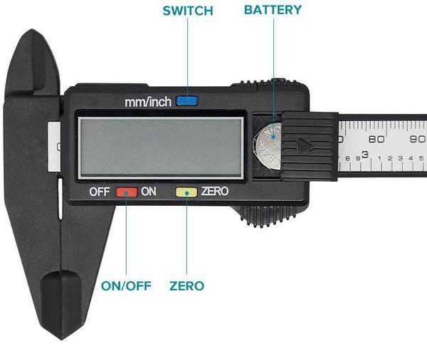 LCD Screen Digital Caliper (6 inch) - Bhavnagar Deodap