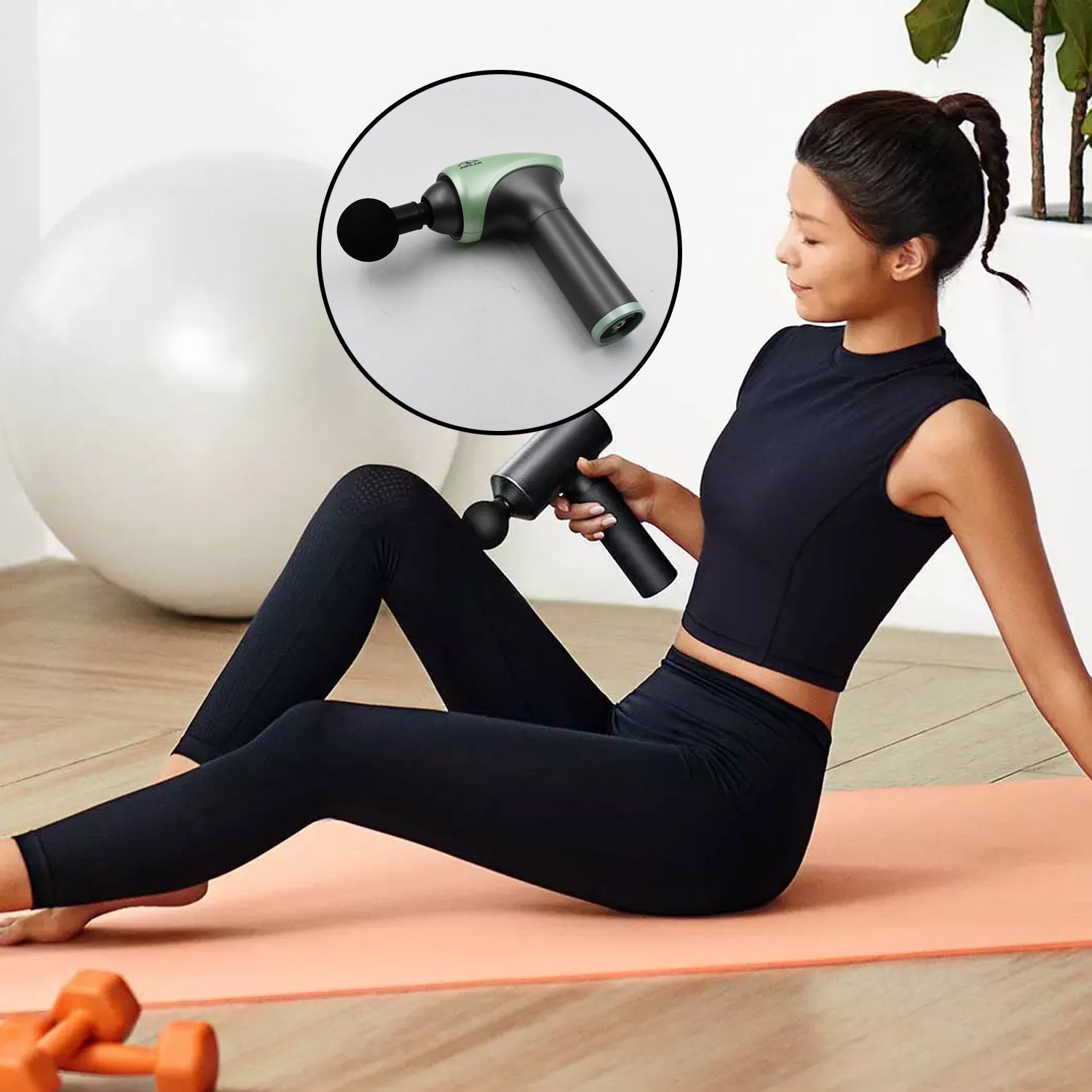 Massage Gun, Includes Suitcase, Box and Stress Ball, Sport and Relax Massage Device, Small, Powerful and Quiet, Massage Gun for Pain Relief Super Quiet Electric Massager, 4 Massage Heads - Bhavnagar Deodap