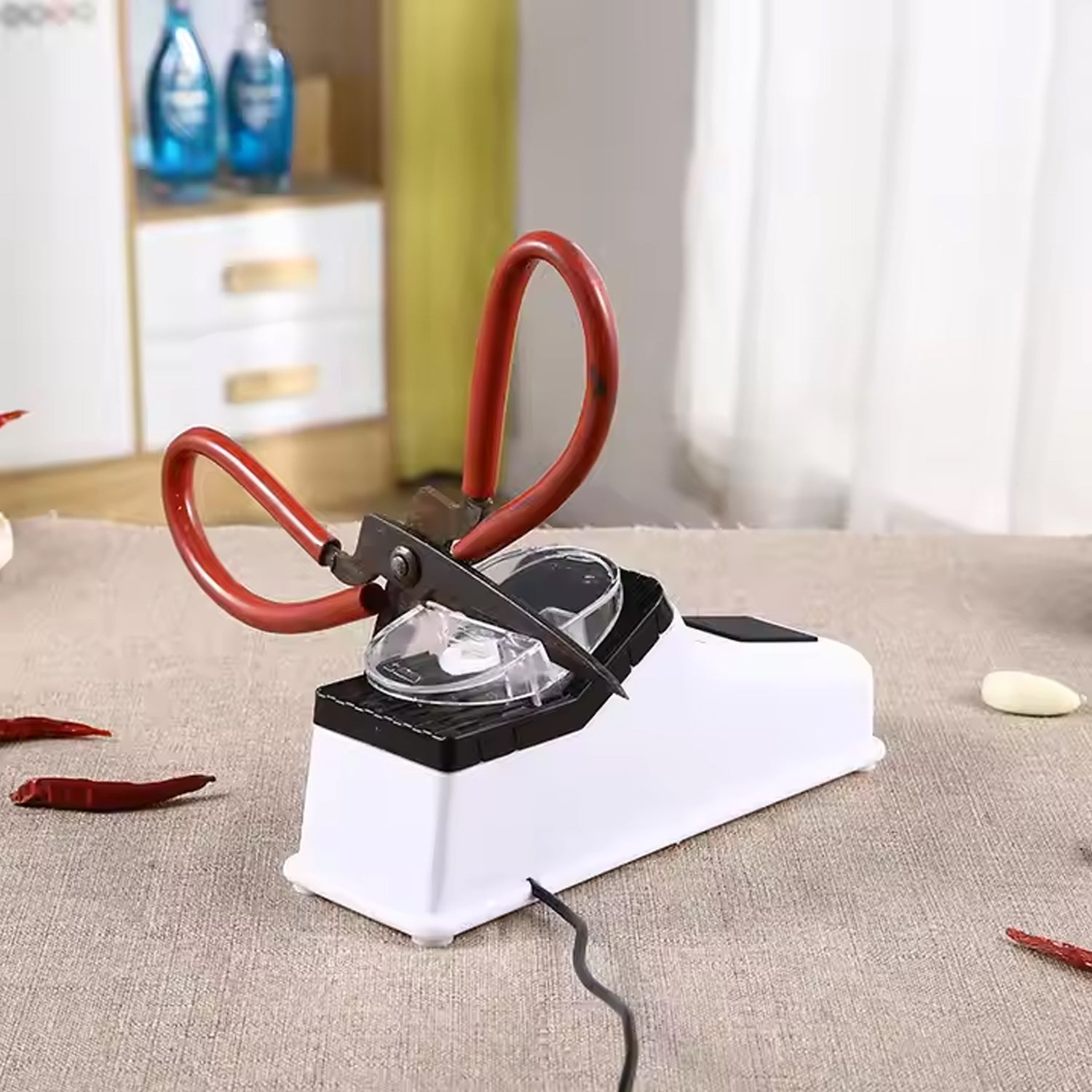 Electric Knives Sharpener USB Powered Multi-Function (1 Pc) - Bhavnagar Deodap