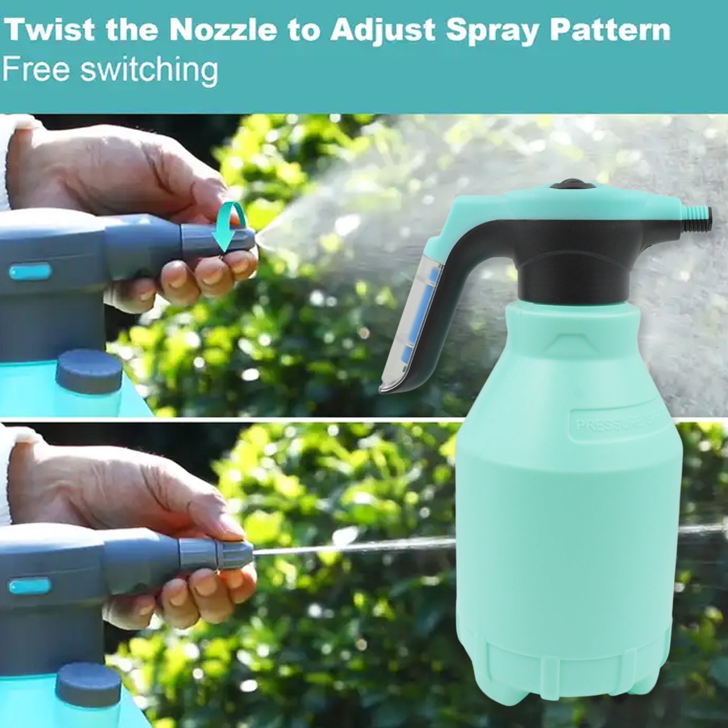 Electric Spray Bottle 3L Garden Sprayer Automatic Watering Can Rechargeable Battery Powered Sprayer For Garden Fertilizing (1Pc 3Ltr.) - Bhavnagar Deodap