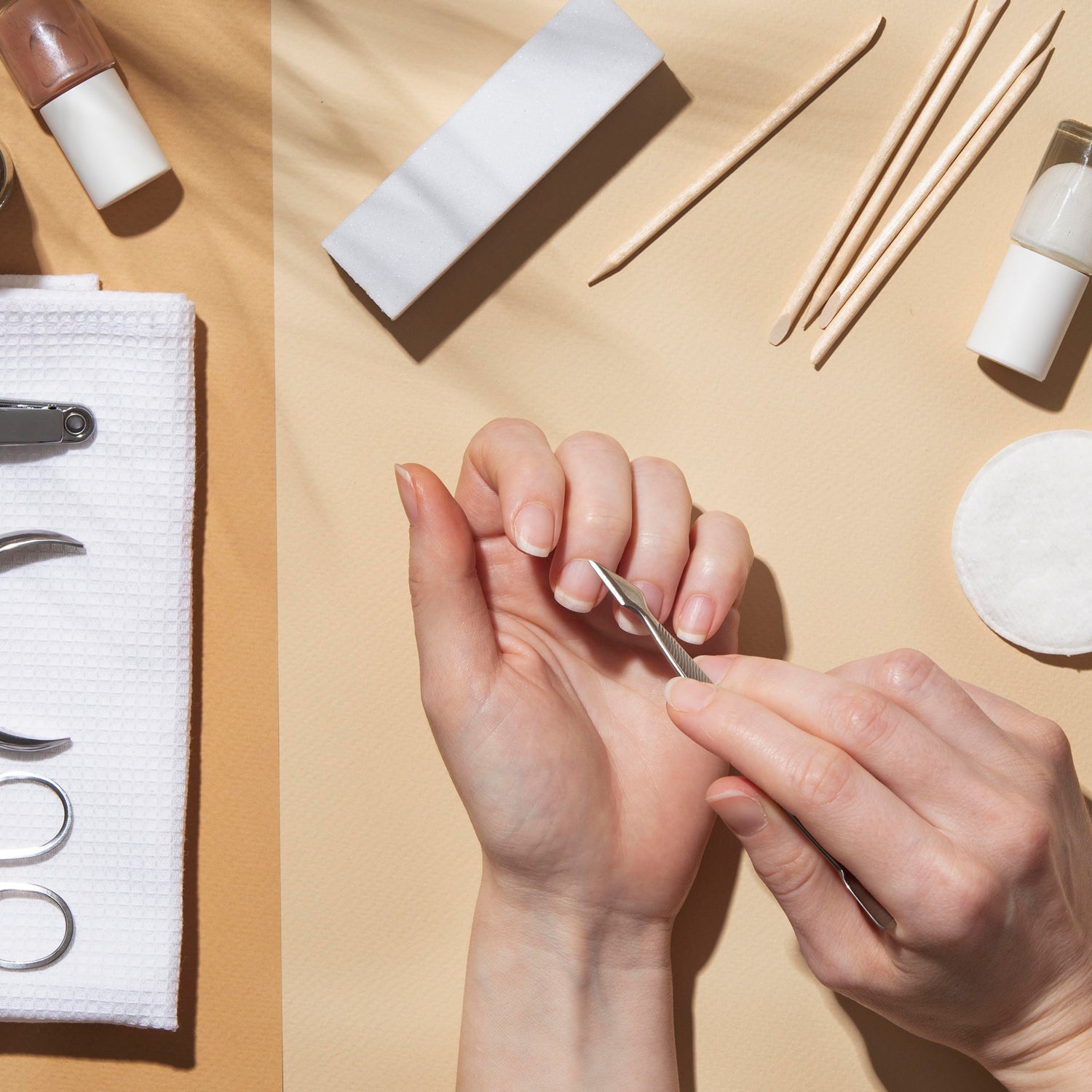 5in1 Nail Clipper Kit Fingernail Clipper, Manicure Set, Stainless Steel Nail Cutter Set ,Manicure Tool, Nail Clippers Care Tools with Lightweight and Beautiful Travel Case (5 Pc Set) - Bhavnagar Deodap