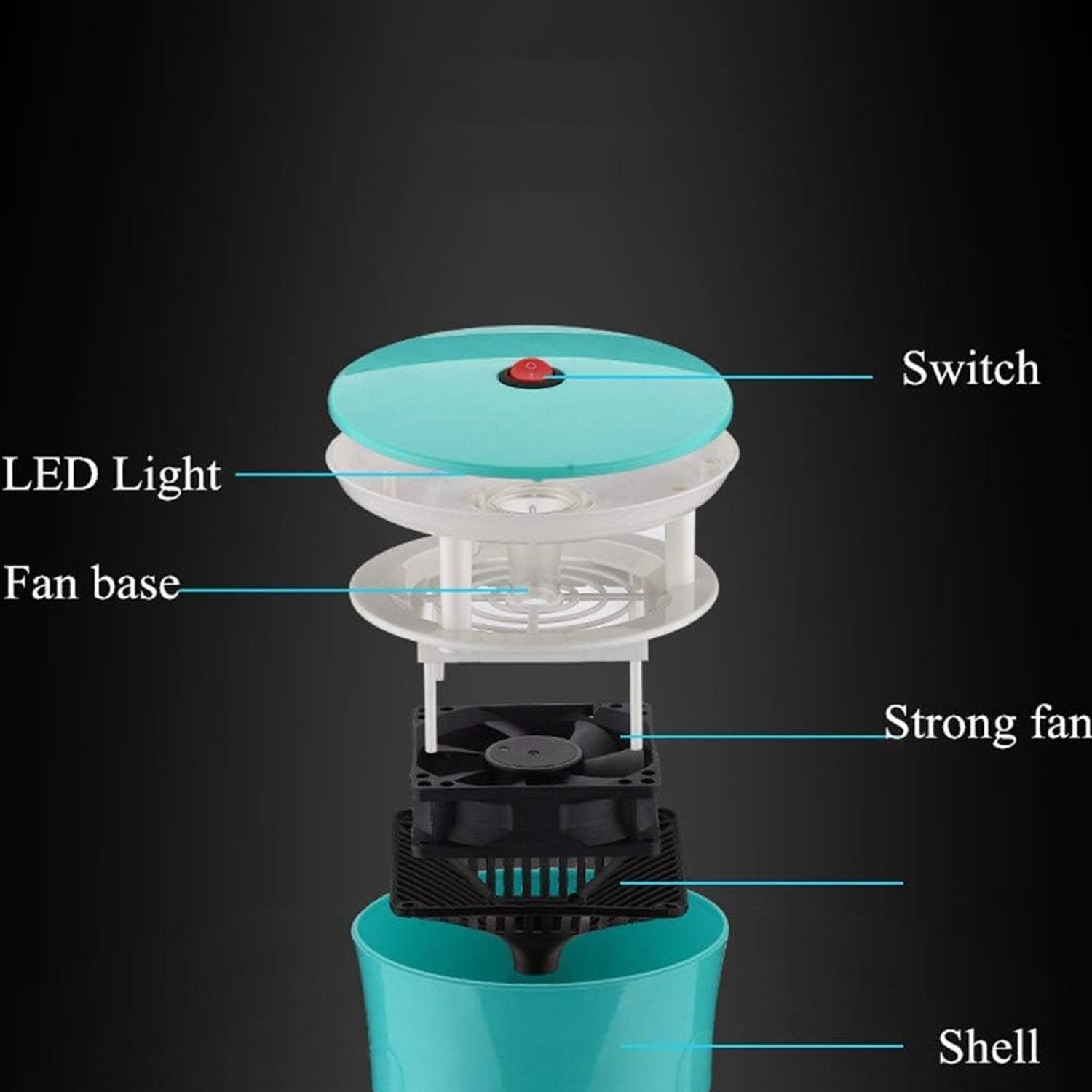 Mosquito Killer Machine, Electronic Indoor Insect Killer Lamp, Bug Bedroom Mute Radiation-free Portable Fly Insect Killer Light For Home & Commercial Use. Mosquito killer lamp. - Bhavnagar Deodap