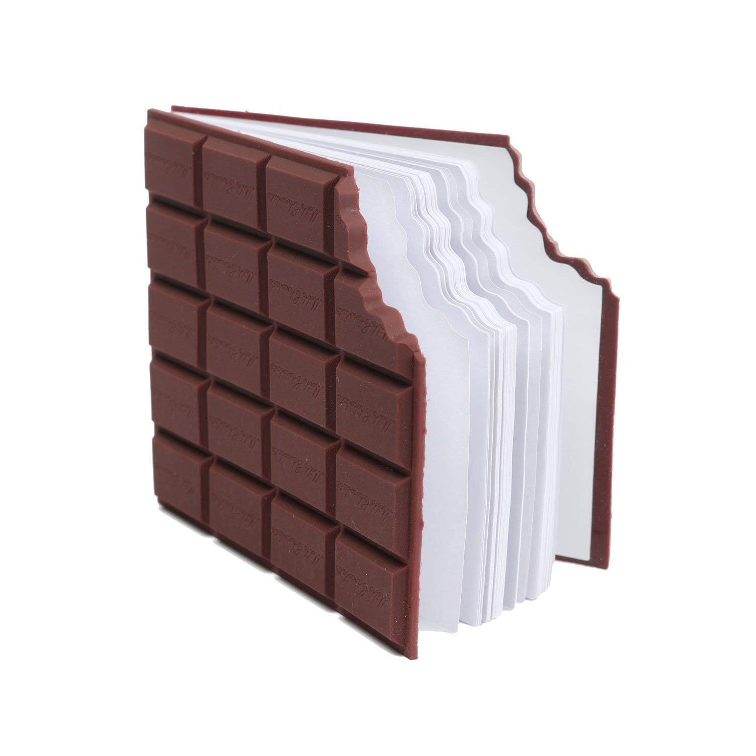 Small Chocolate Scented Diary Memo Notebook in Rectangular Chocolate Bite Shape with Original Chocolate Smell Personal Pocket Diary, Dairy book with Plain Pages for Kids - Bhavnagar Deodap