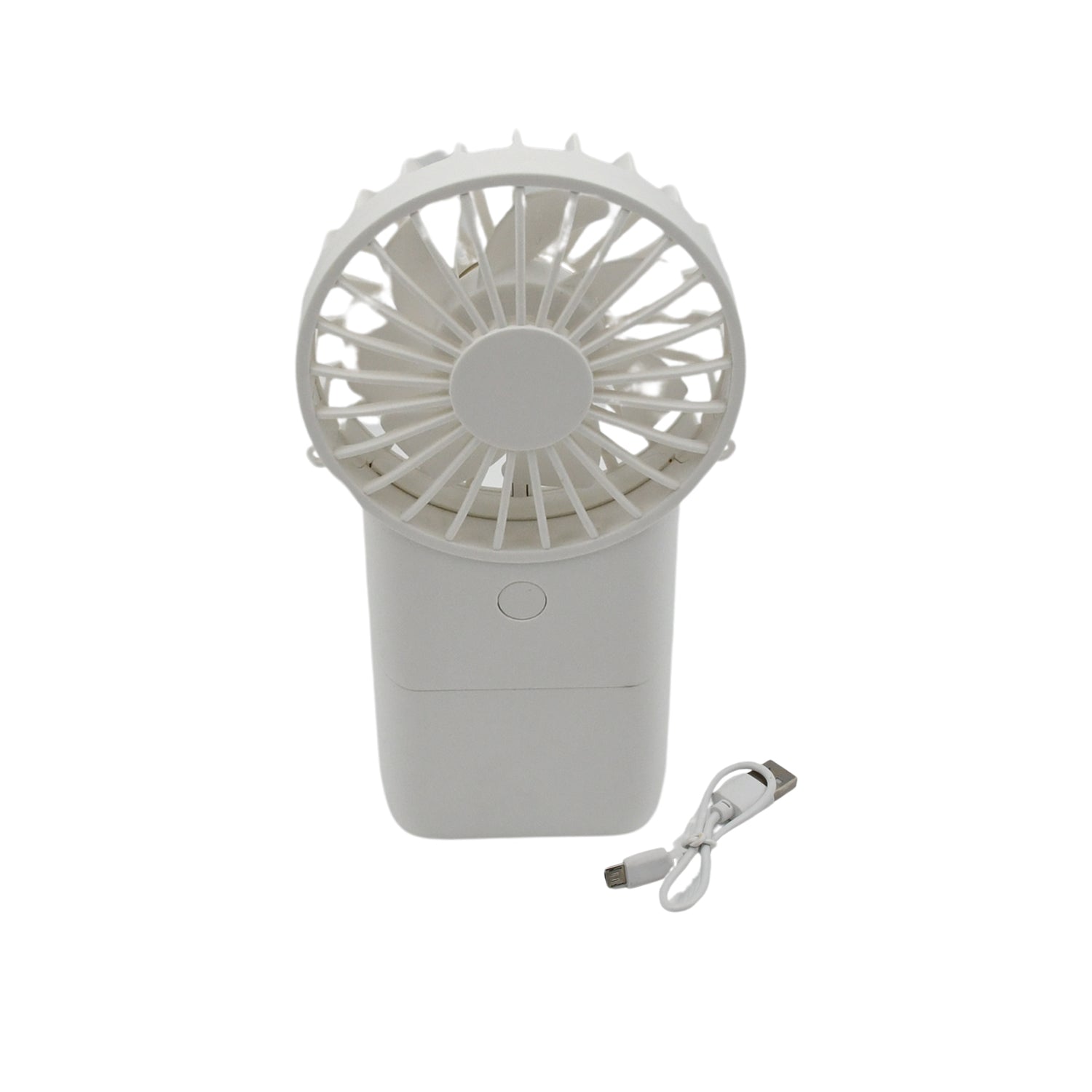 Portable Small Electric Fan, Handheld Fan With 3 Modes USB Rechargeable Mini Student Handheld Class Personal Fan (1 Pc) - Bhavnagar Deodap