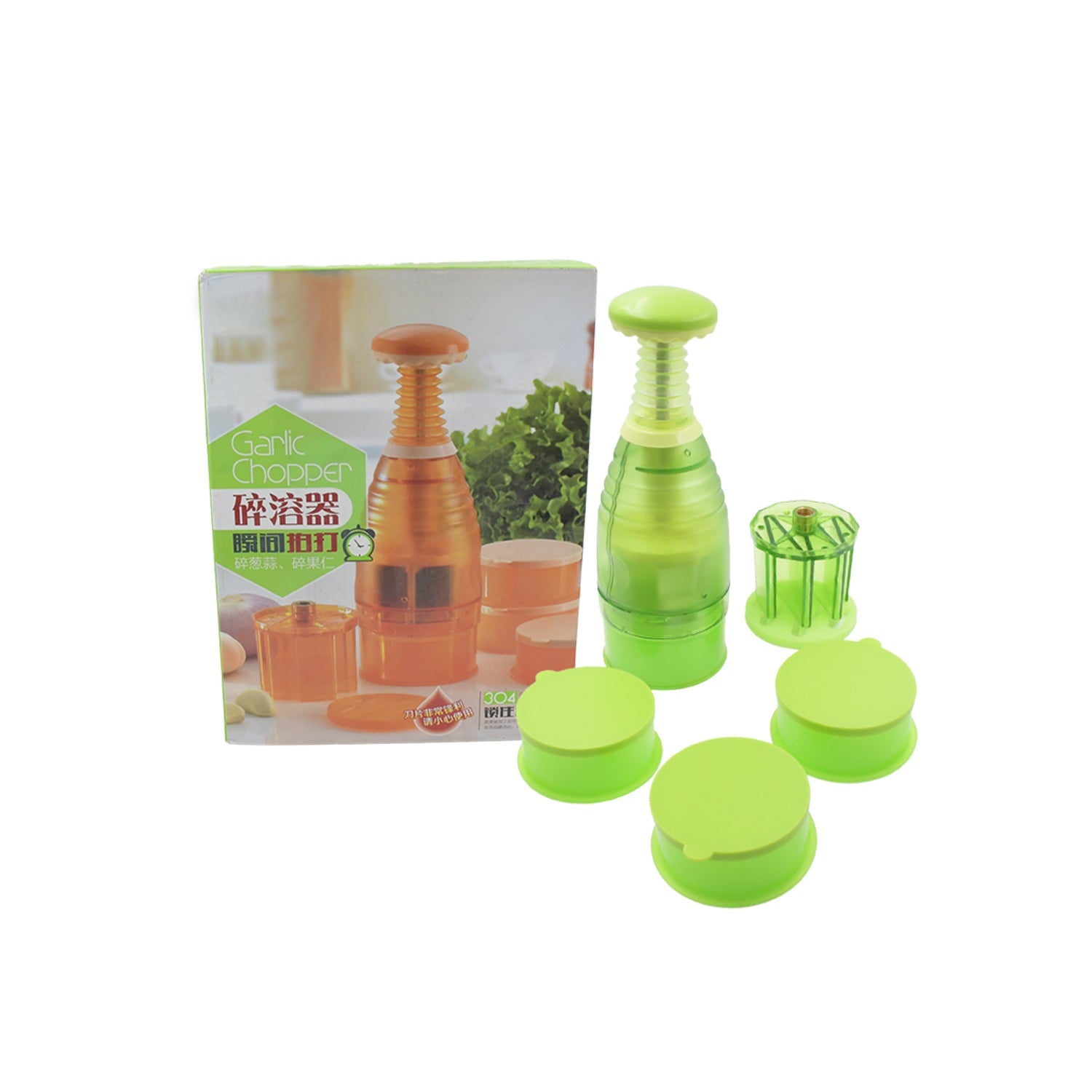 Food Chopper, Easy to Clean Manual Hand Chopper Dicer, Slap Press Chopper Mincer for Vegetables Onions Garlic Nuts Salads - Bhavnagar Deodap