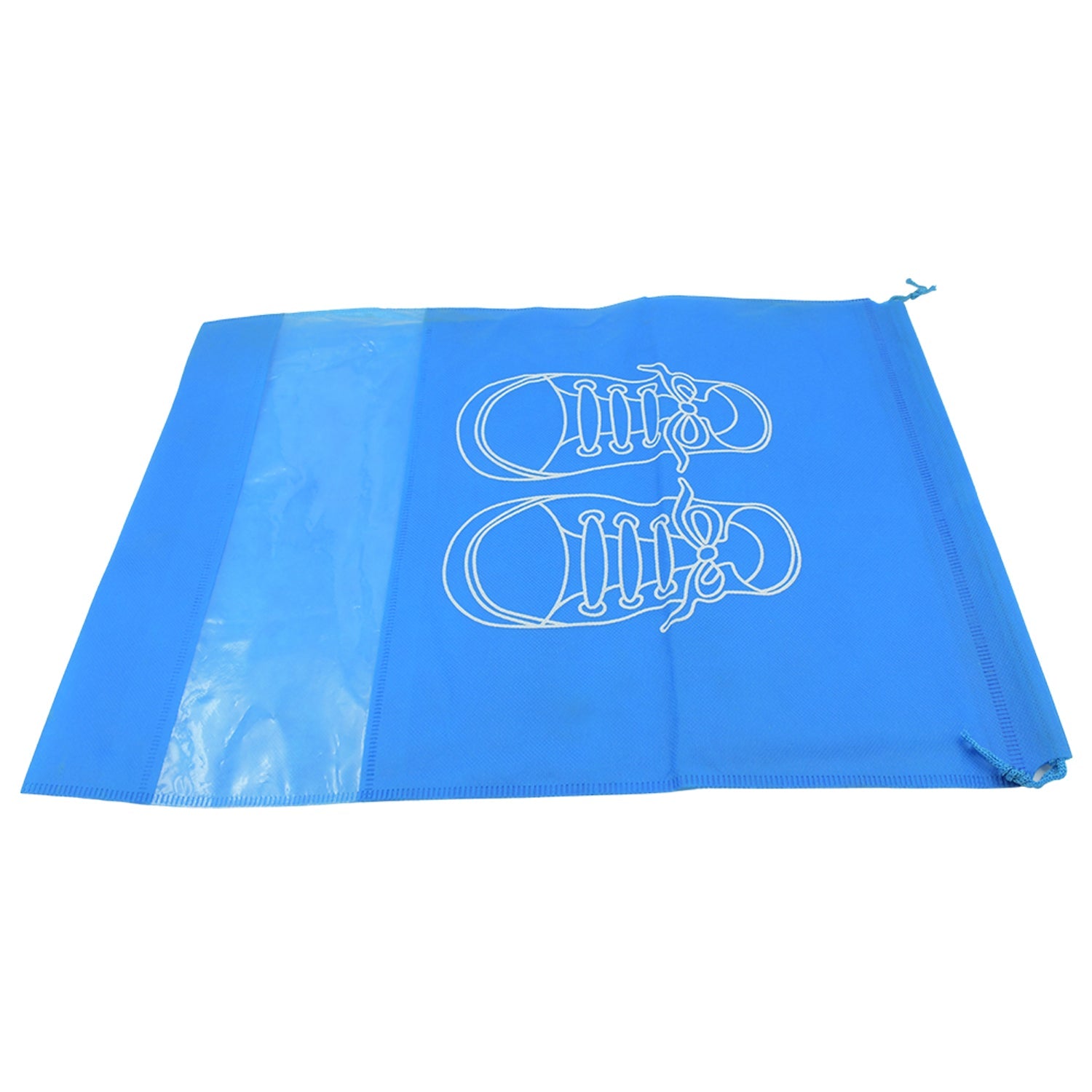 Beach Bag Shoes Storage Bag Closet Organizer Non-woven Travel Portable Bag Waterproof Pocket Clothing Classified Hanging Bag shoe bag luggage travel Portable Shoe Pouch Non Woven Transparent Window (1 Pc ) - Bhavnagar Deodap