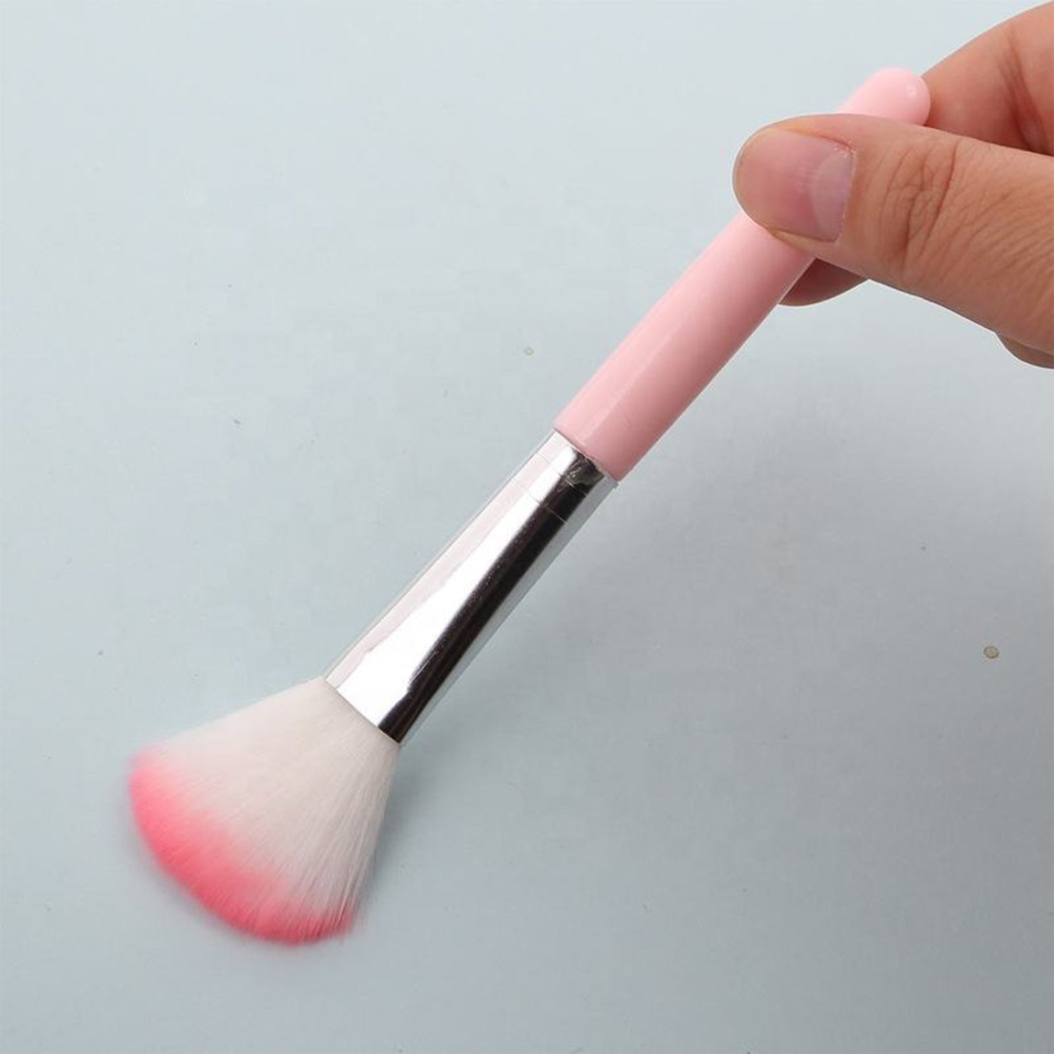 Mini Makeup Brush Set with Case, Portable Foundation Brush Kit Travel, High Quality Synthetic Bristles Cosmetic Brush Set for Powder Blending Blush Eyeshadow Lipstick Women Girls Best Beauty Products Accessories (5 Pcs Set) - Bhavnagar Deodap