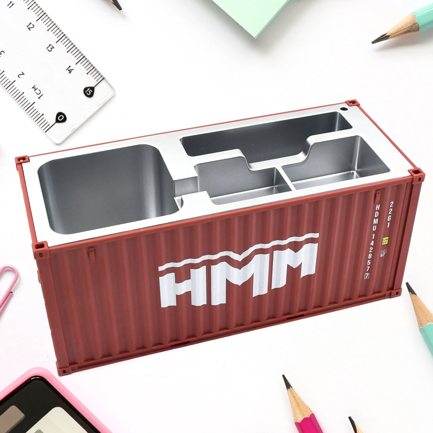 Shipping Container Pen Holder Shipping Container Model Pen Name Cardholder Simulated Container Model For Business Gift - Bhavnagar Deodap