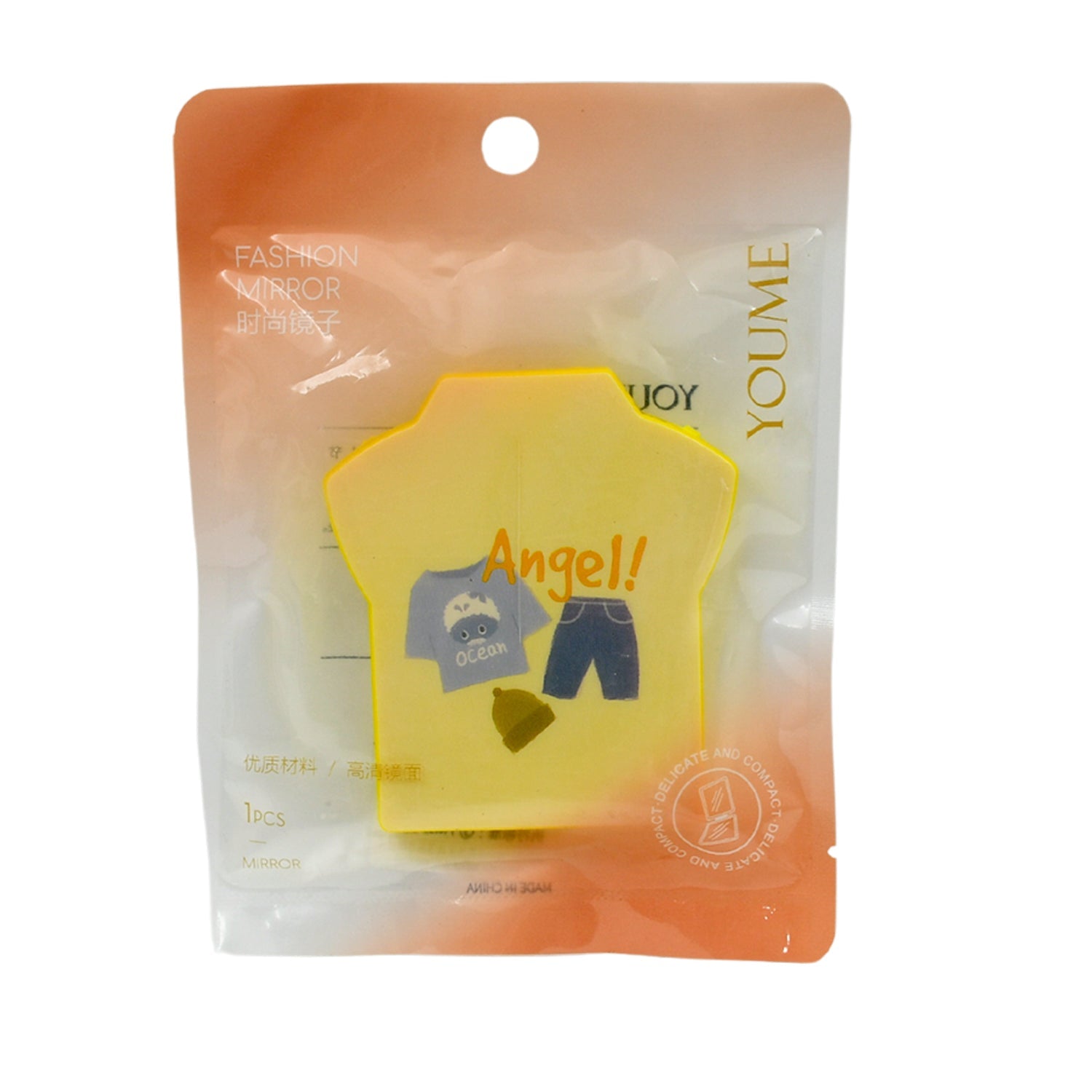 Combo Of Hair Comb And Mirror Set For Women And Girls Casual And Travelling Use Folding Pocket Hairbrush, Mini Hair Comb Compact Travel Size, Hair Massage Comb, For Men Women And Girls - Bhavnagar Deodap