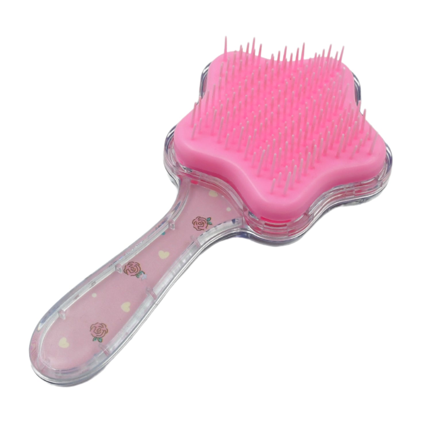 Cartoon Hair Brush Massage Shower Comb Blur Wet Salon Hair Brushes Hair Styling Tools, Glitter Comb, Soft & Smooth Brush, Mermaid Brush For Kids Return Gifts For Kids (1 Pc ) - Bhavnagar Deodap