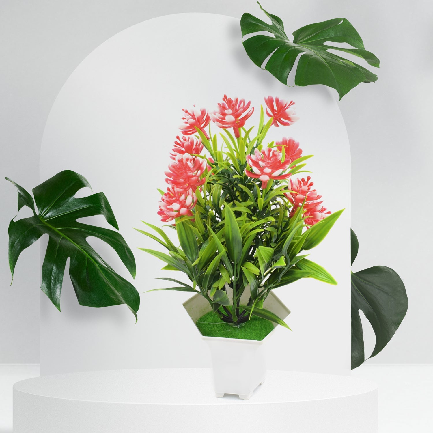 Artificial Flower for Balcony Indoor Decor, Plants for Living Room (1 Pc) - Bhavnagar Deodap